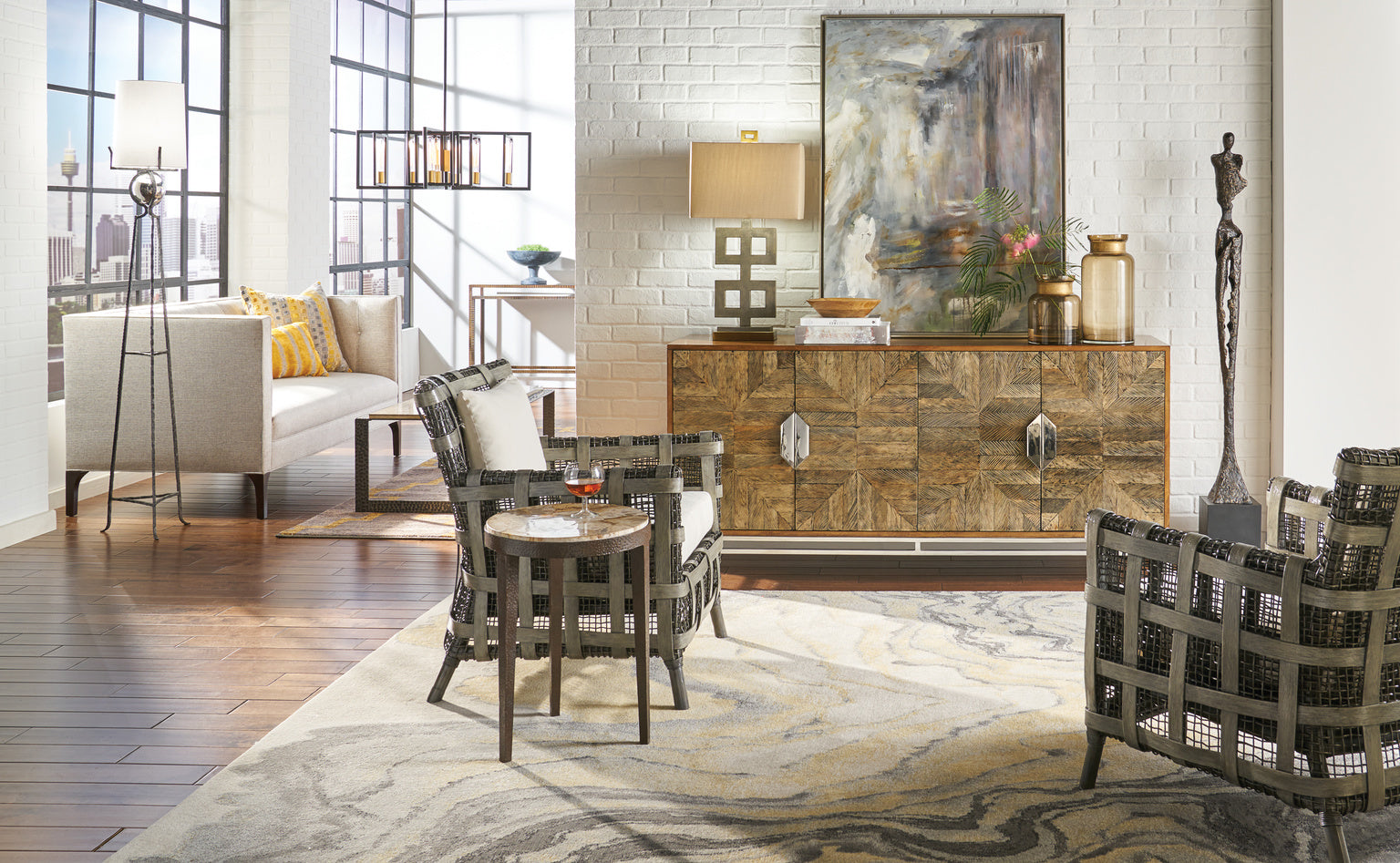 Flint Stone Table