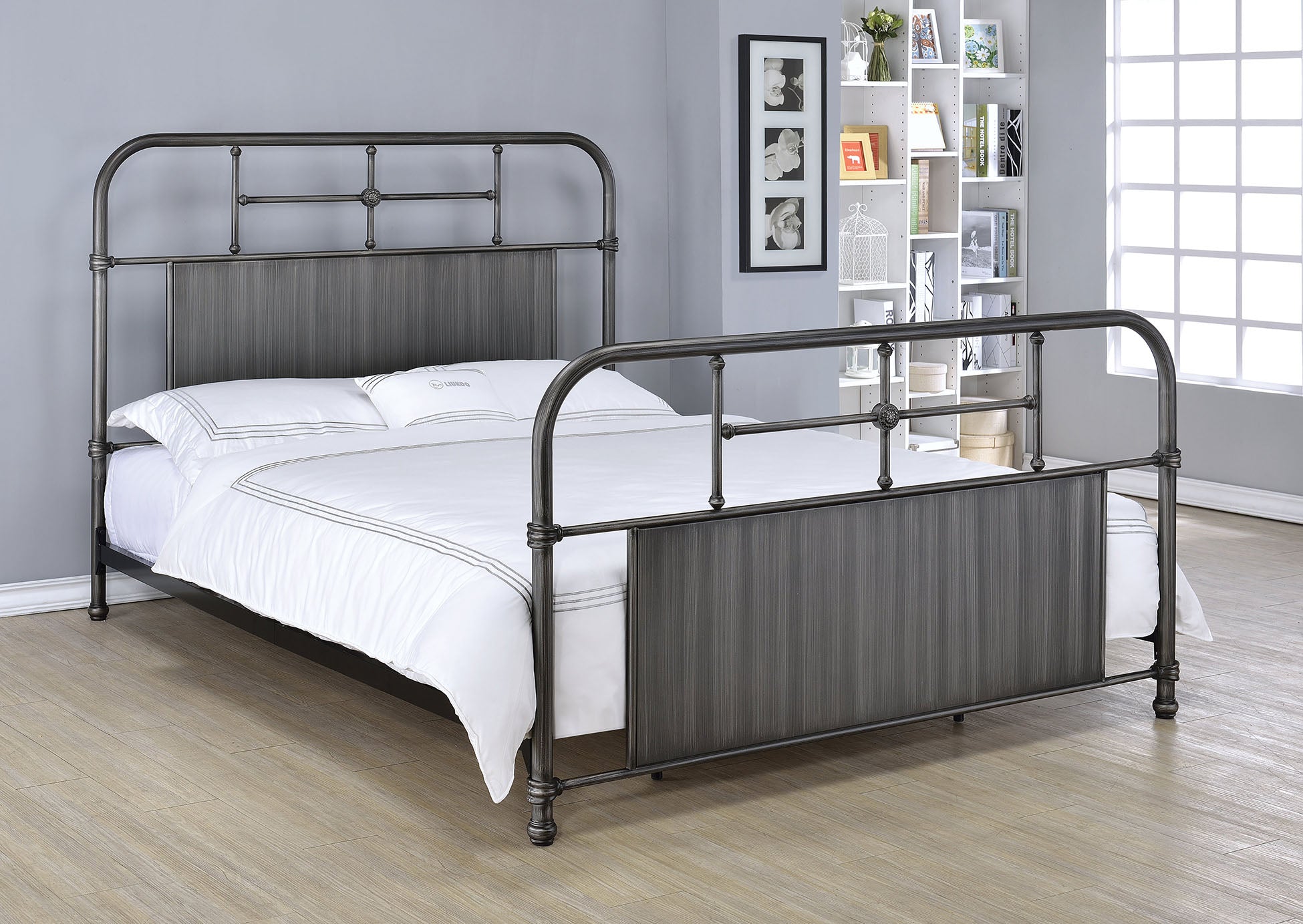 Full Bed, Antique Black - Metal Antique Black Default Title