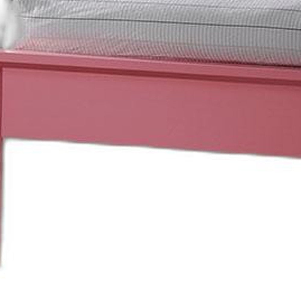 Queen Bed, Pink - Poplar Wood Pink Default Title
