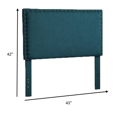 Twin Headboard Only, Blue Linen Default Title