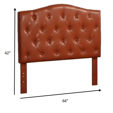 Queen/Full Headboard Only, Red Pu Default Title