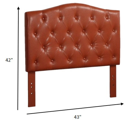 Twin Headboard Only, Red Pu Default Title