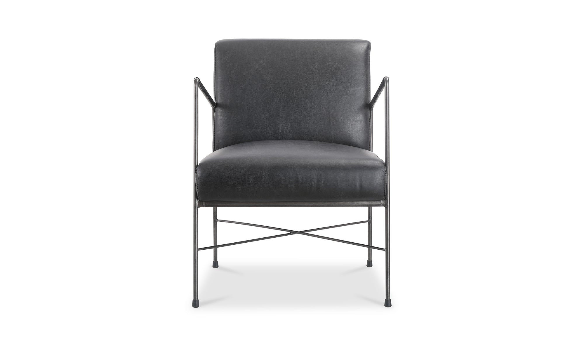 Dagwood Leather Armchair - Black