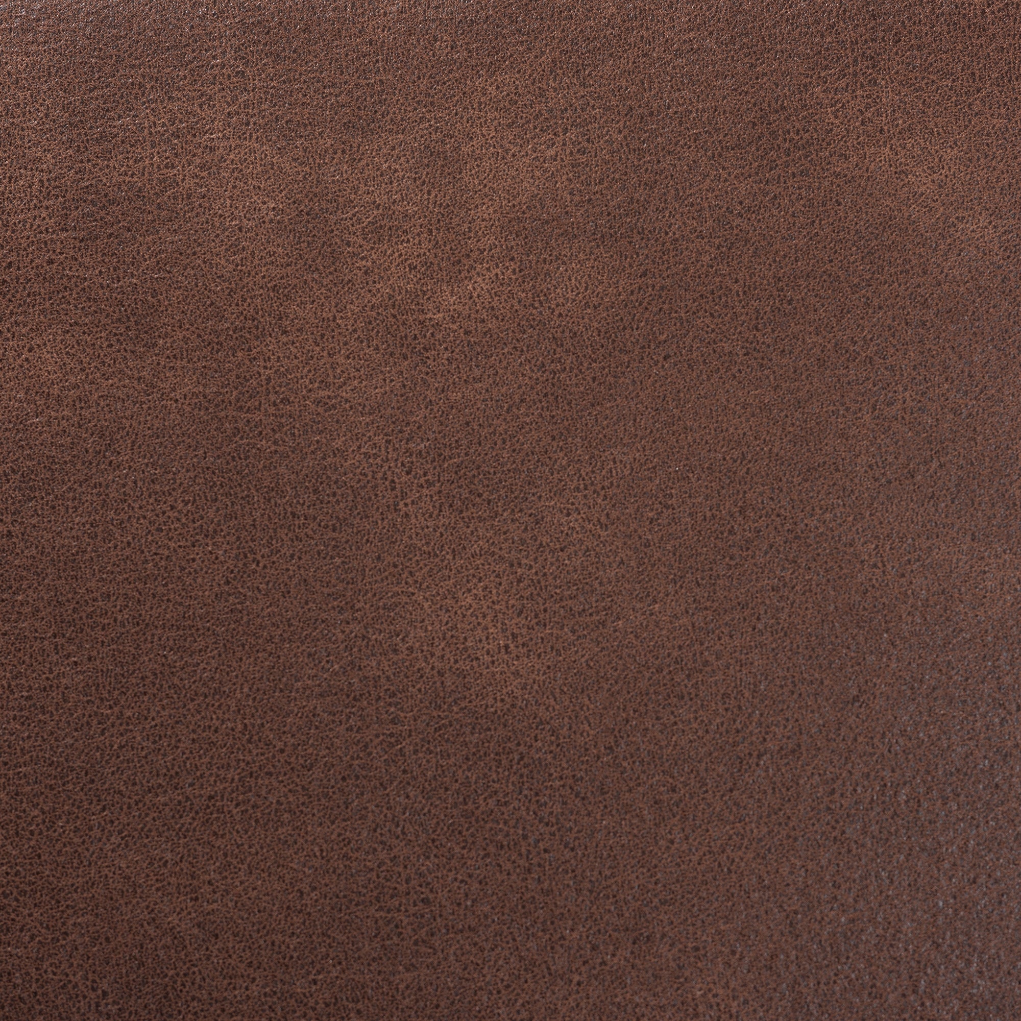 Baxton Studio Sigrid Mid-Century Modern Dark Brown Faux Leather Effect Fabric Upholstered Antique Oak Finished Wood Ottoman