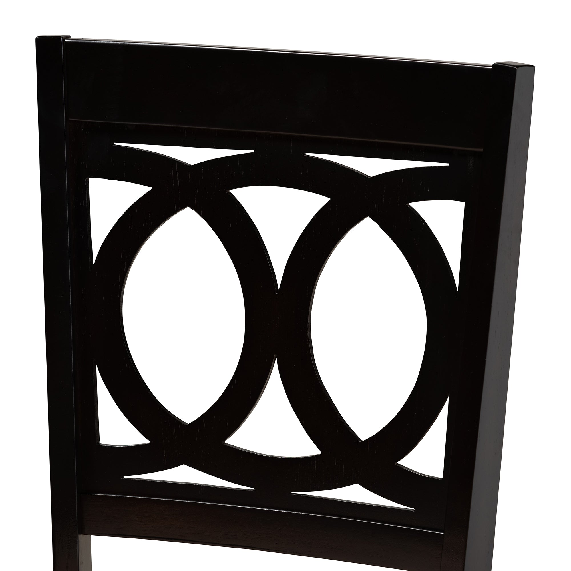 Baxton Studio Sanne Modern and Contemporary Sand Fabric Upholstered and Dark Brown Finished Wood 7-Piece Dining Set