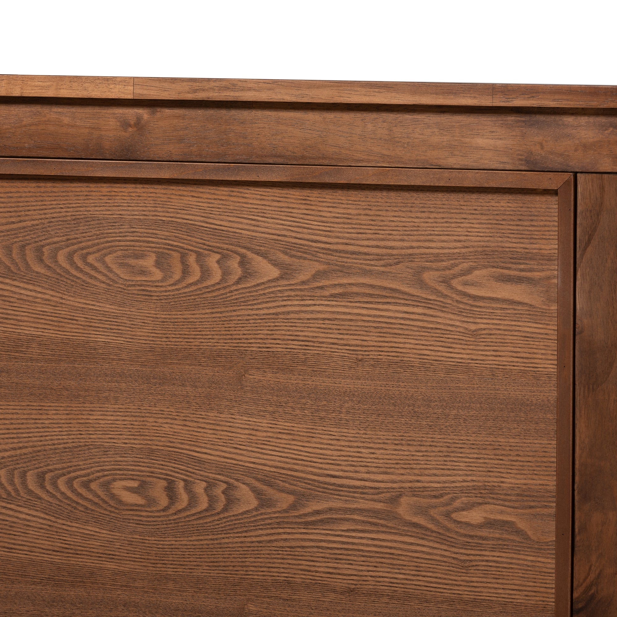Baxton Studio Veronica Modern and Contemporary Walnut Brown Finished Wood King Size Platform Canopy Bed