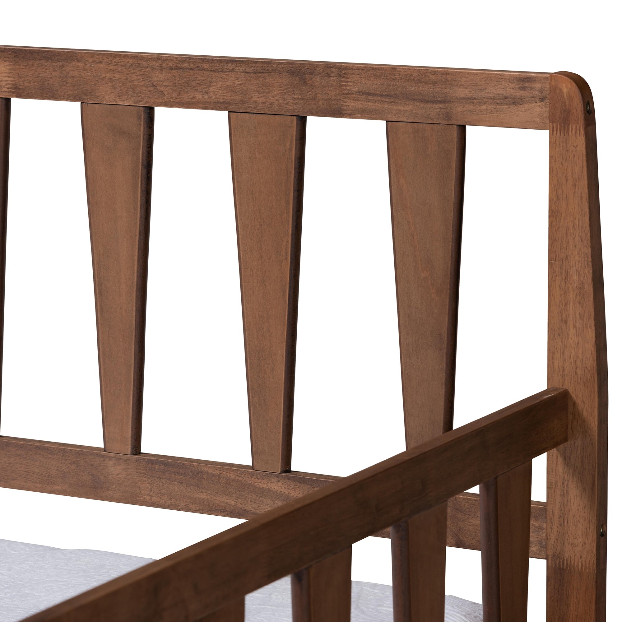 Baxton Studio Midori Modern and Contemporary Transitional Walnut Brown Finished Wood Twin Size Daybed