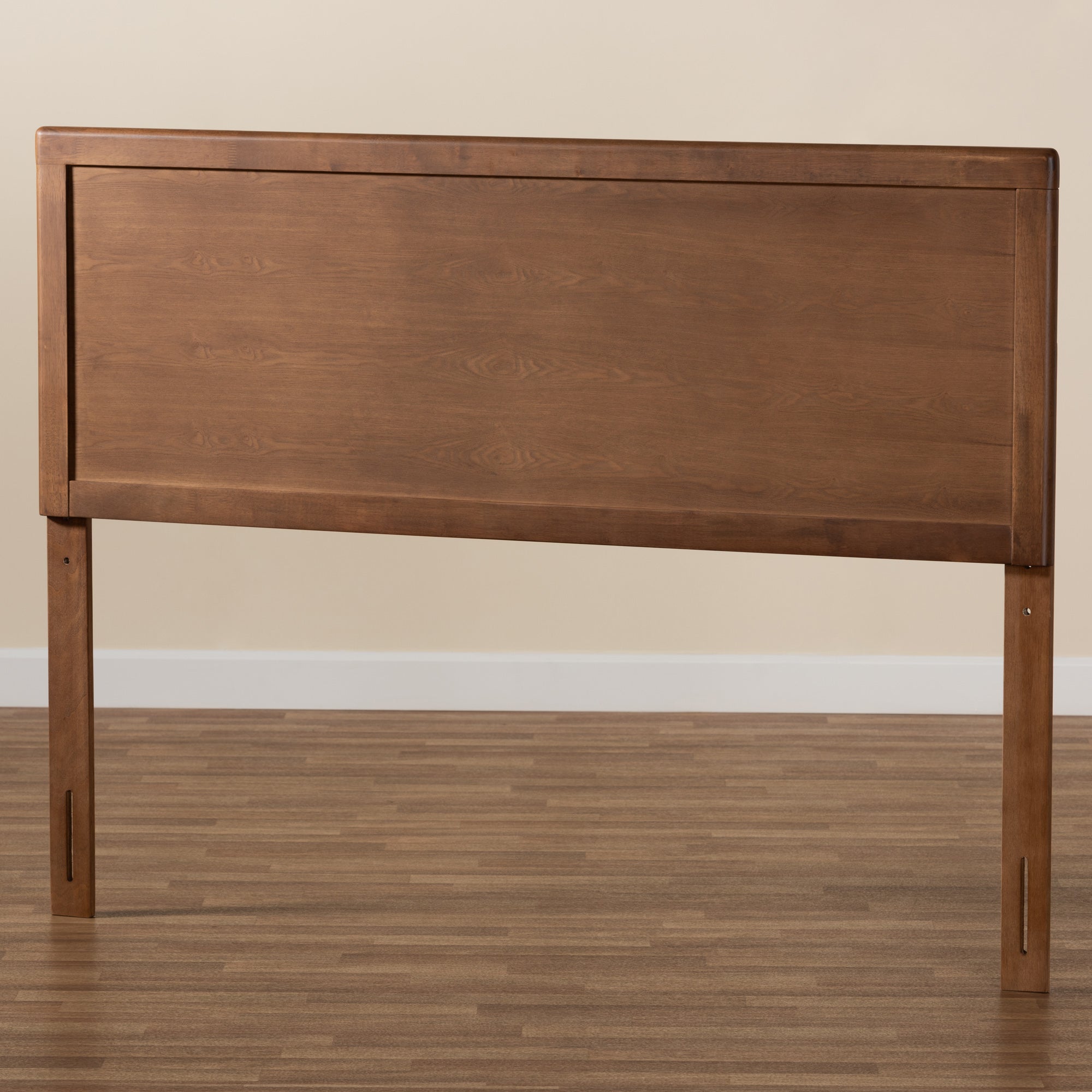 Baxton Studio Alan Modern and Contemporary Transitional Ash Walnut Finished Wood Full Size Headboard