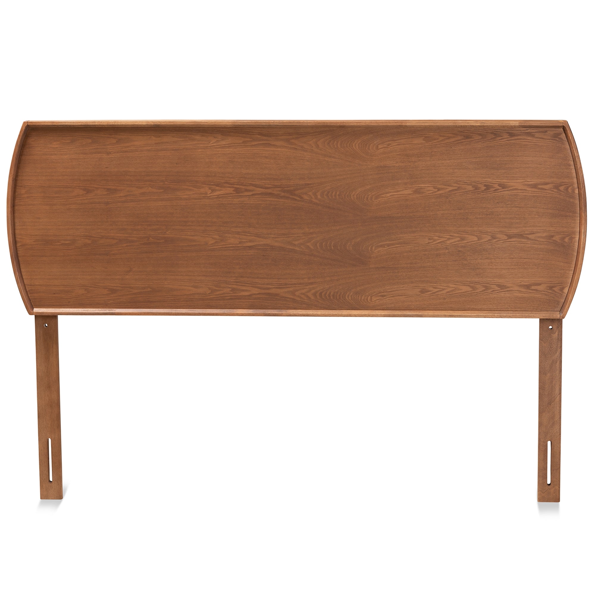 Baxton Studio Laurien Mid-Century Modern Ash Walnut Finished Wood Full Size Headboard