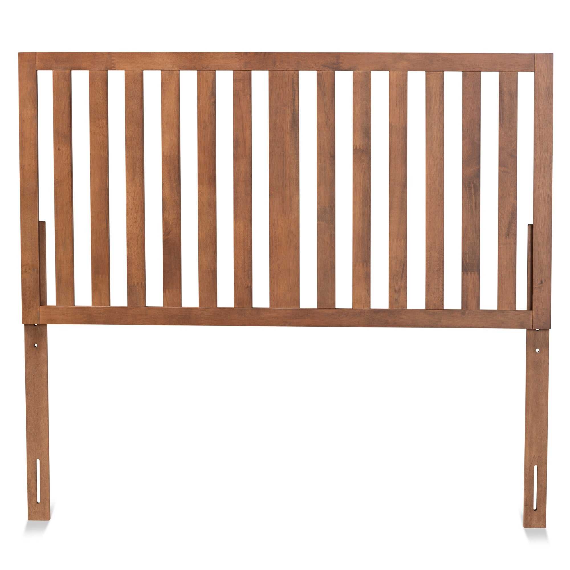 Baxton Studio Oren Modern and Transitional Ash Walnut Finished Wood Queen Size Headboard
