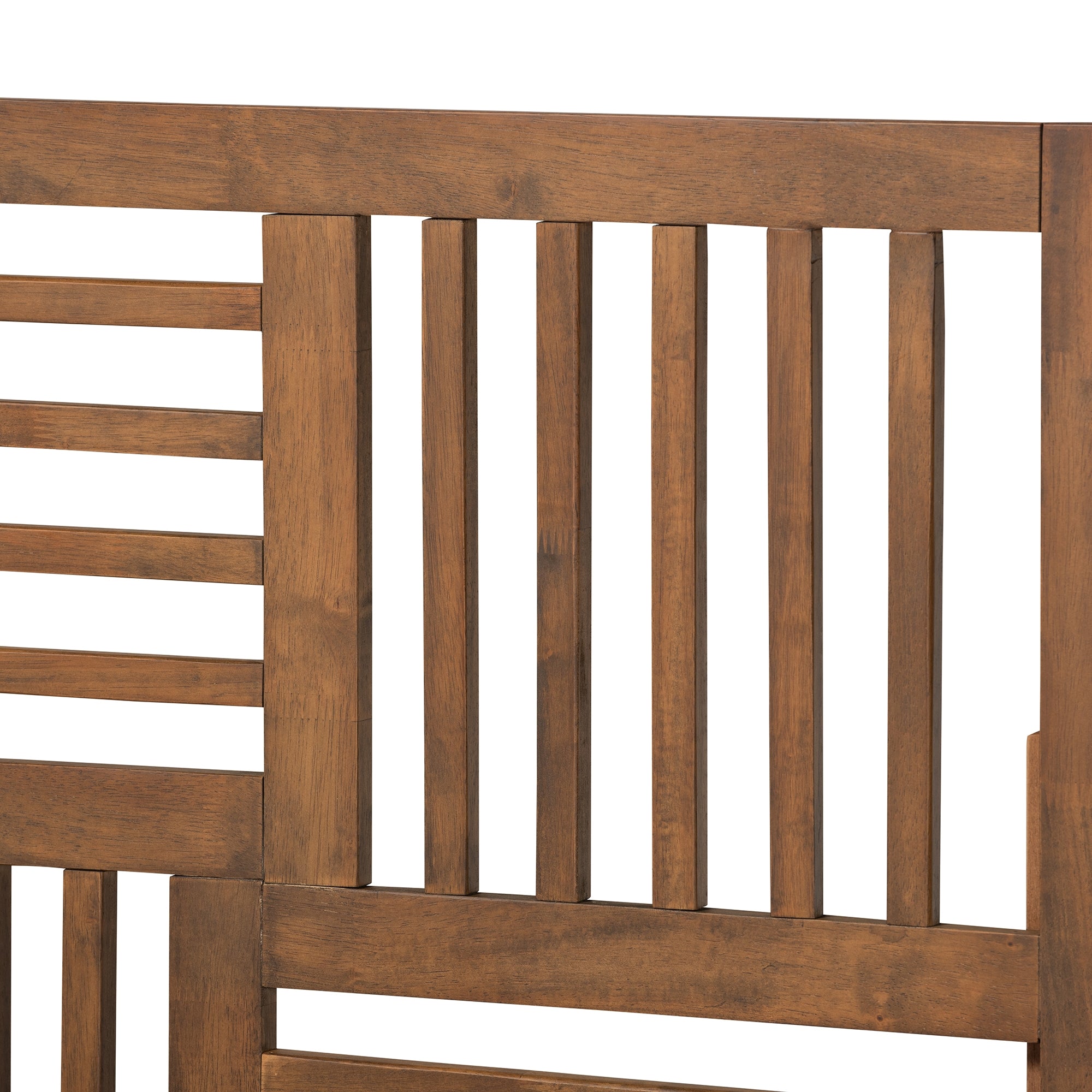 Baxton Studio Romy Modern and Contemporary Walnut Brown Finished Wood Twin Size Platform Bed