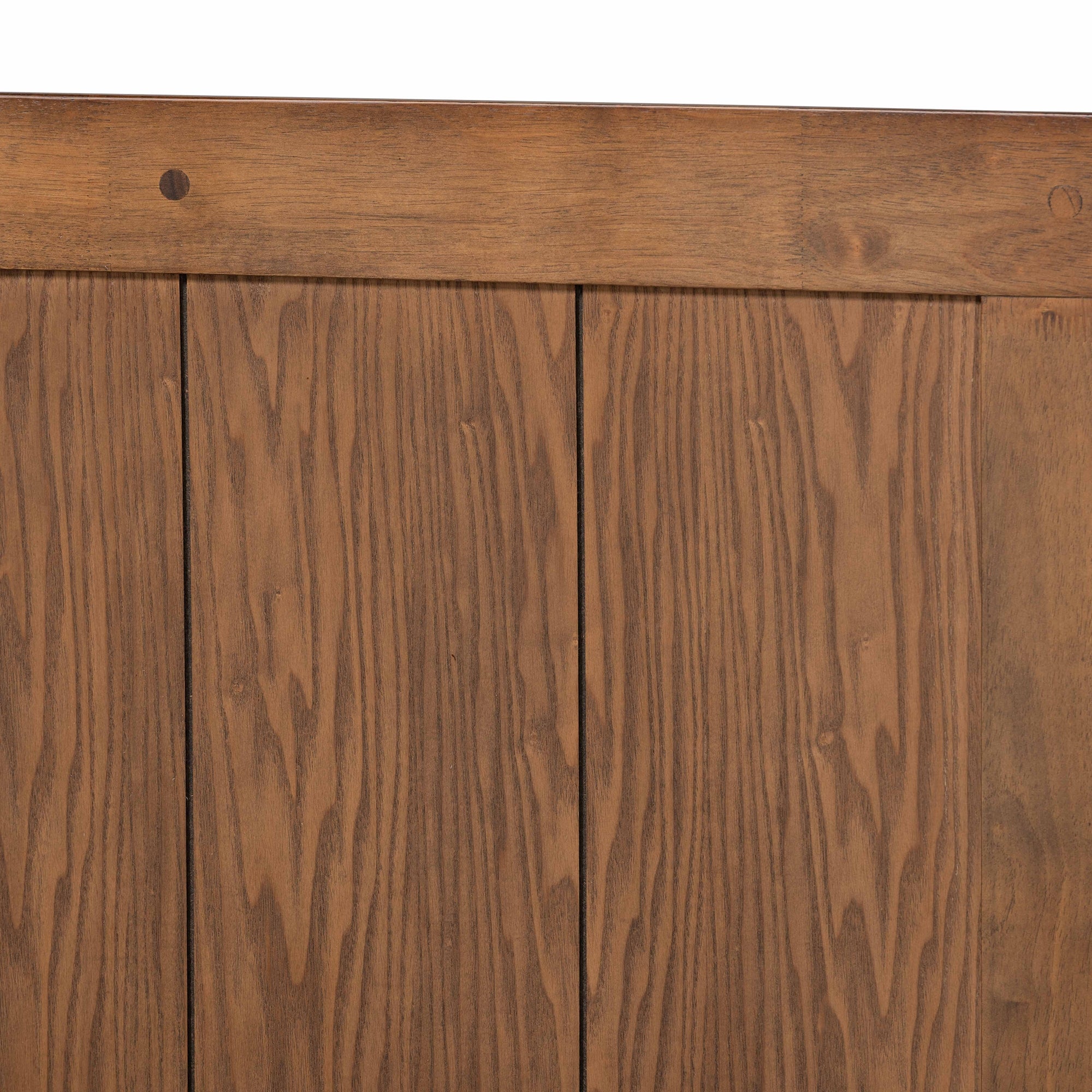 Baxton Studio Amira Mid-Century Modern Transitional Ash Walnut Finished Wood Twin Size Platform Bed