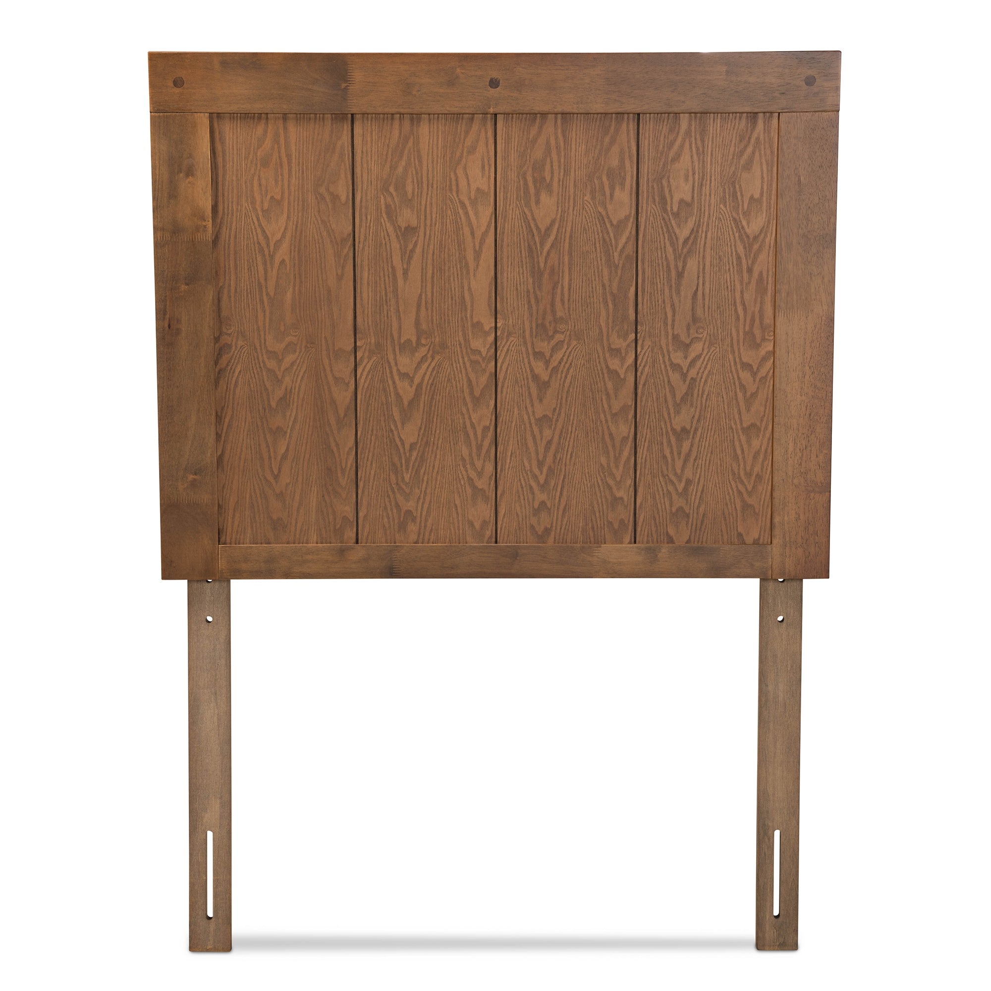 Baxton Studio Patwin Modern and Contemporary Transitional Ash Walnut Finished Wood Twin Size Headboard