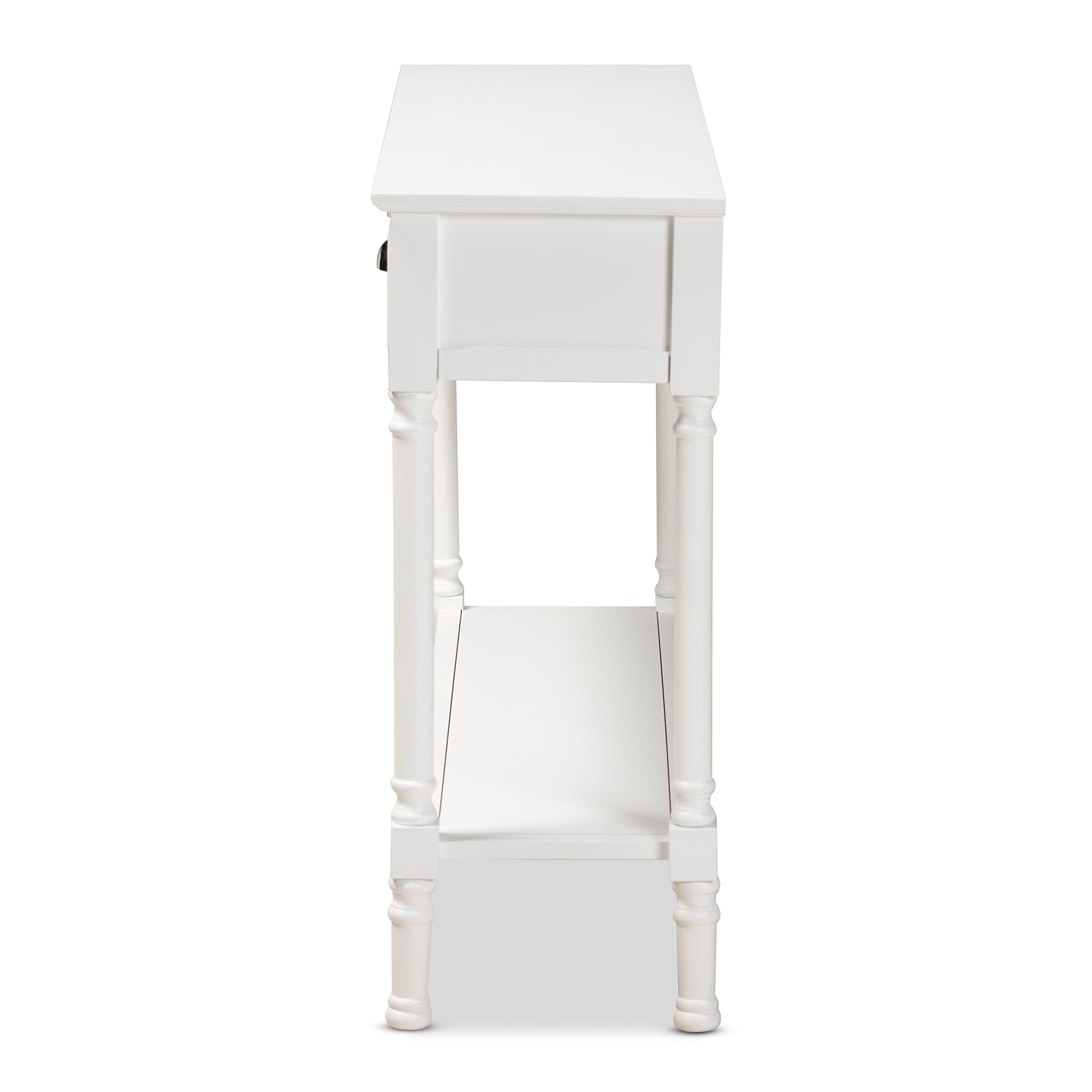 Baxton Studio Garvey French Provincial White Finished Wood 3-Drawer Entryway Console Table