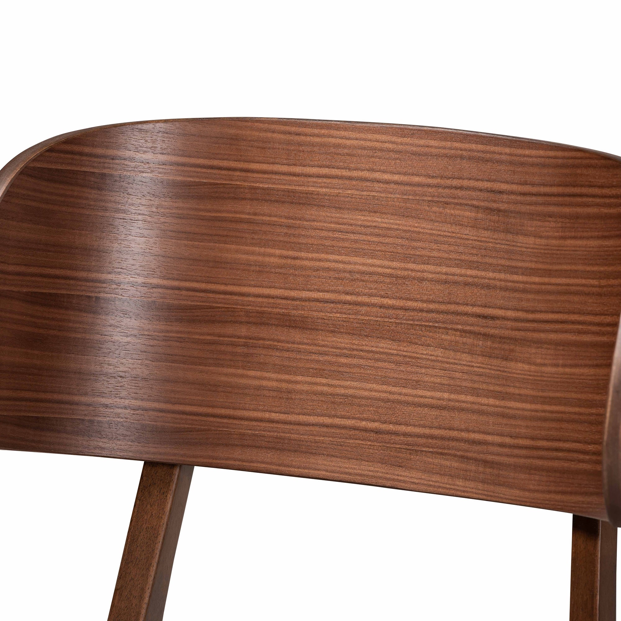 Baxton Studio Alston Mid-Century Modern Beige Fabric Upholstered and Walnut Brown Finished Wood 5-Piece Dining Set