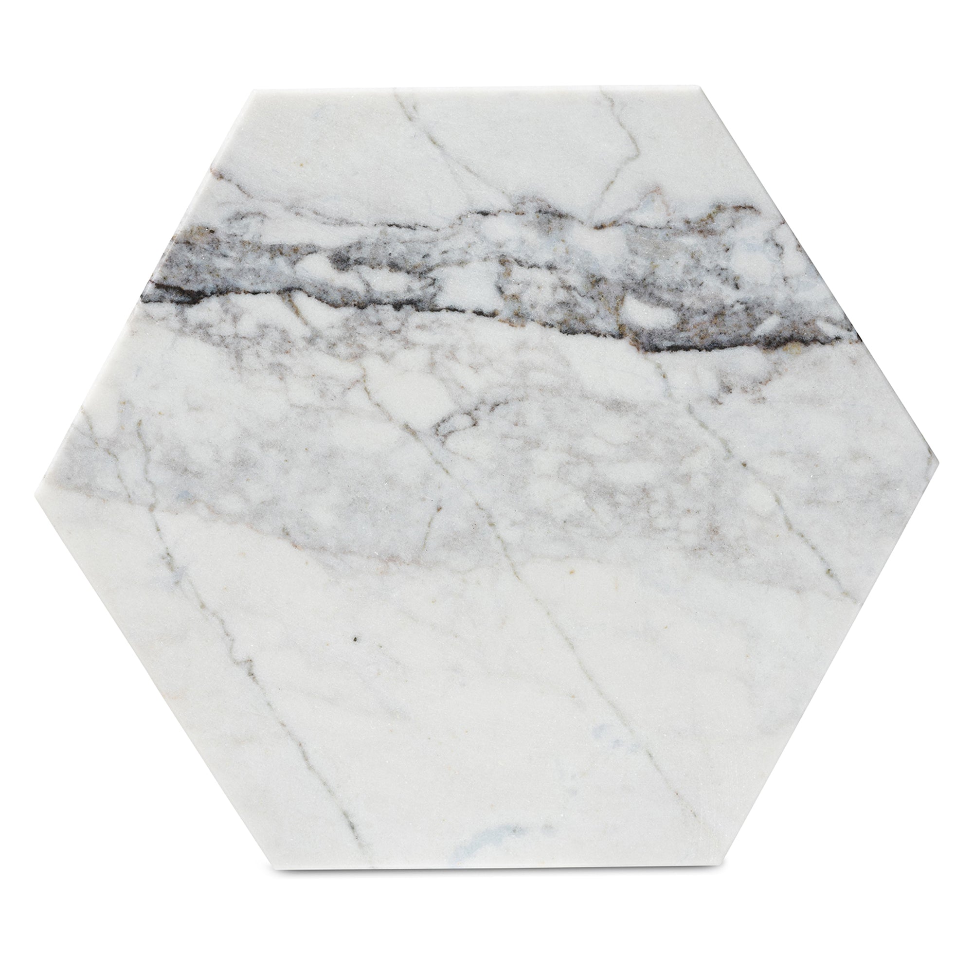 Baxton Studio Kalena Modern and Contemporary Gold Metal End Table with Marble Tabletop