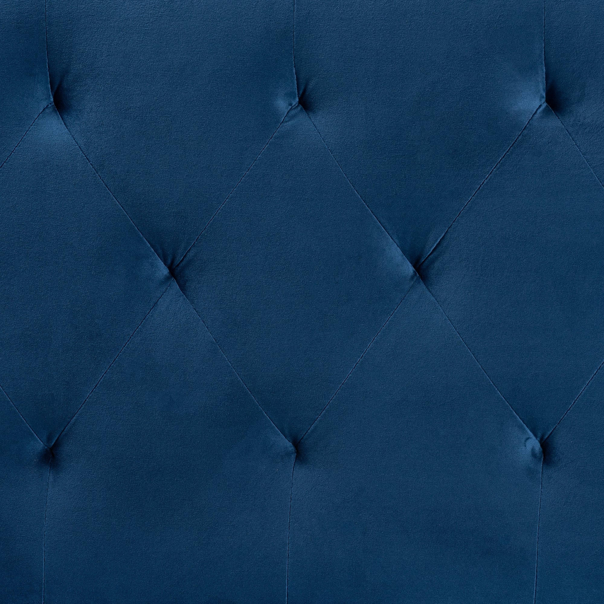 Baxton Studio Felix Modern and Contemporary Navy Blue Velvet Fabric Upholstered King Size Headboard