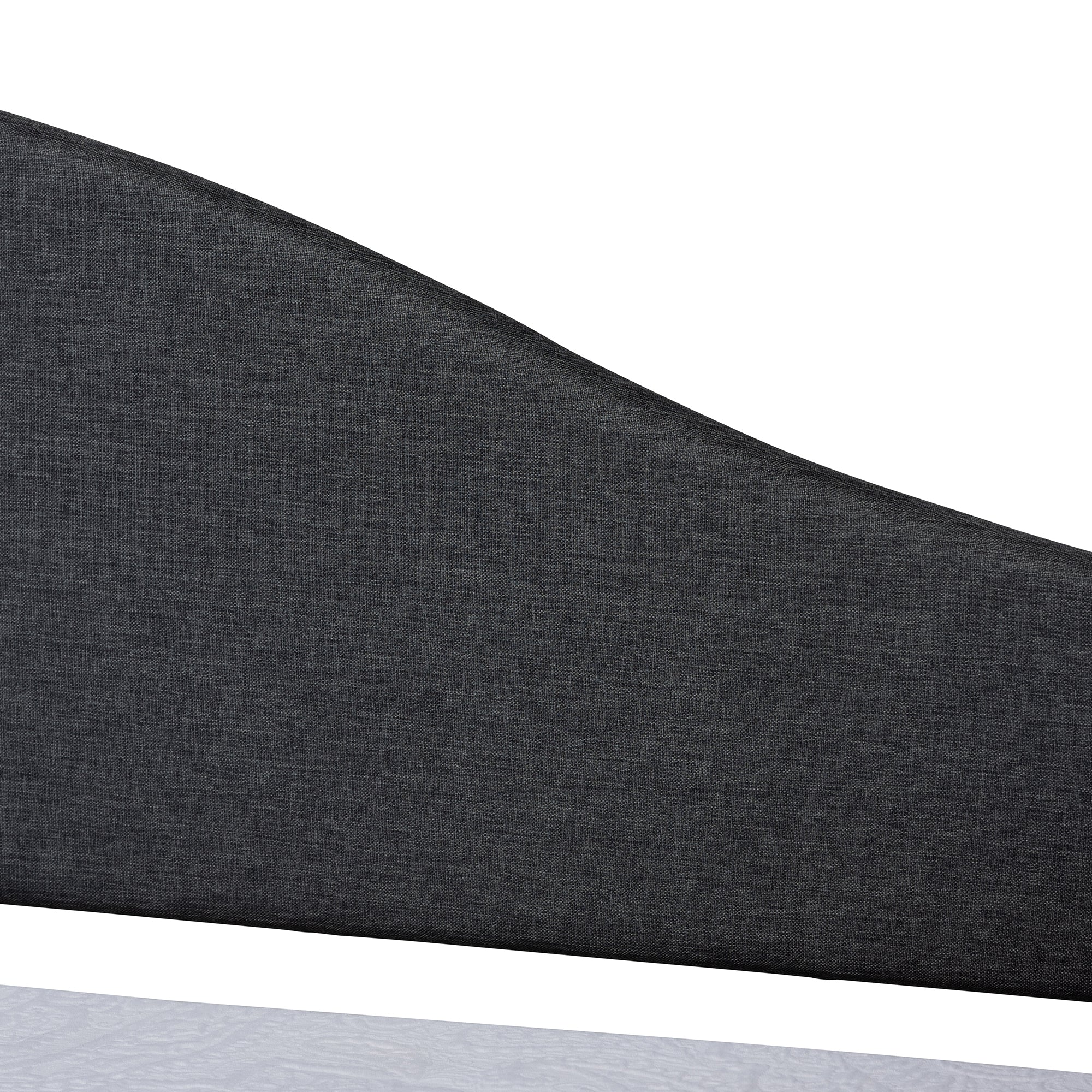 Baxton Studio Milligan Modern and Contemporary Charcoal Fabric Upholstered and Dark Brown Finished Wood Twin Size Daybed