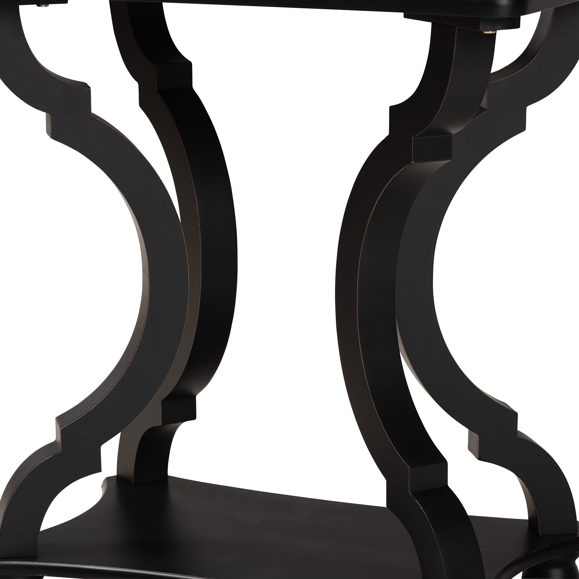 Baxton Studio Cianna Classic and Traditional Black Wood End Table