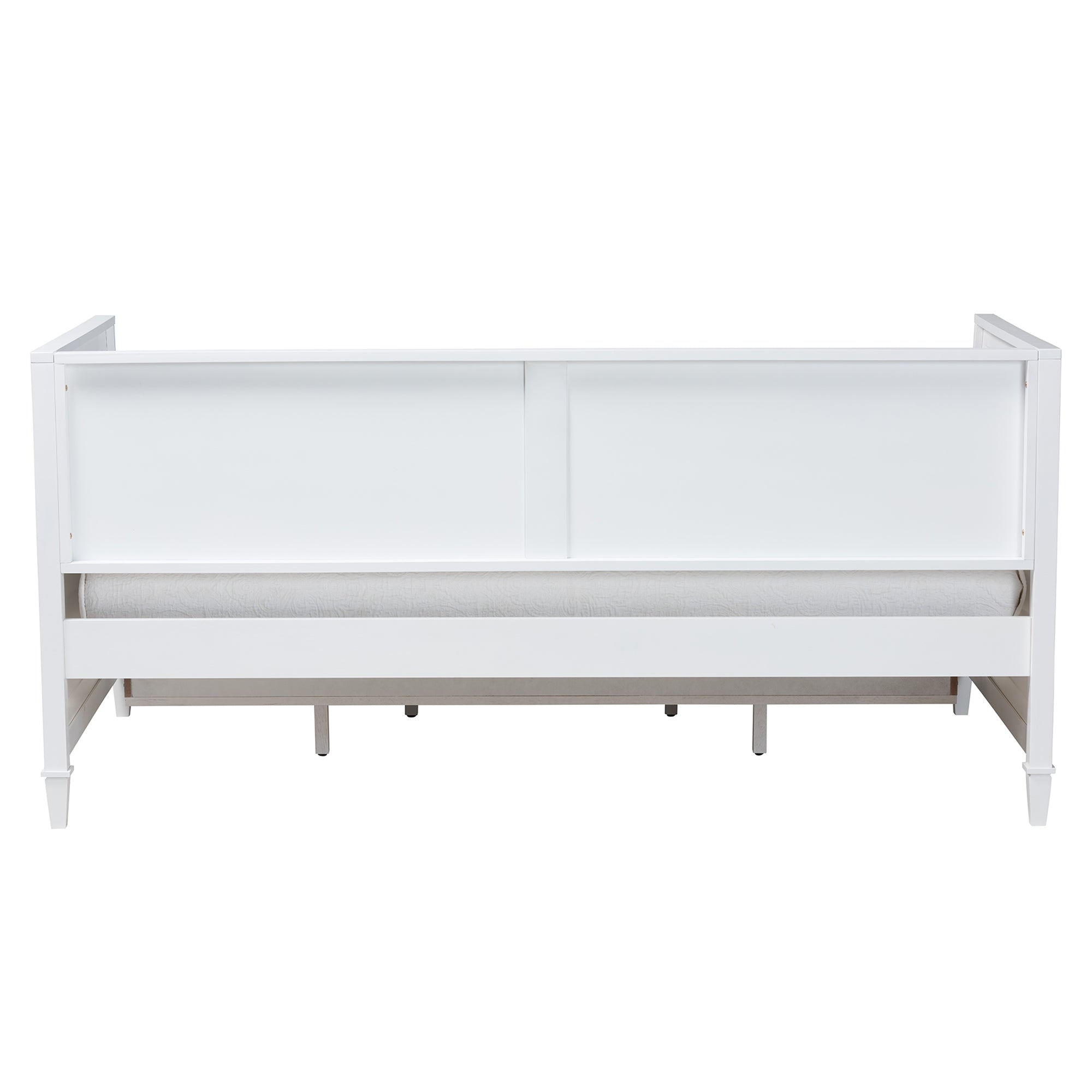 Baxton Studio Lowri Classic and Traditional White Finished Wood Twin Size 3-Drawer Daybed