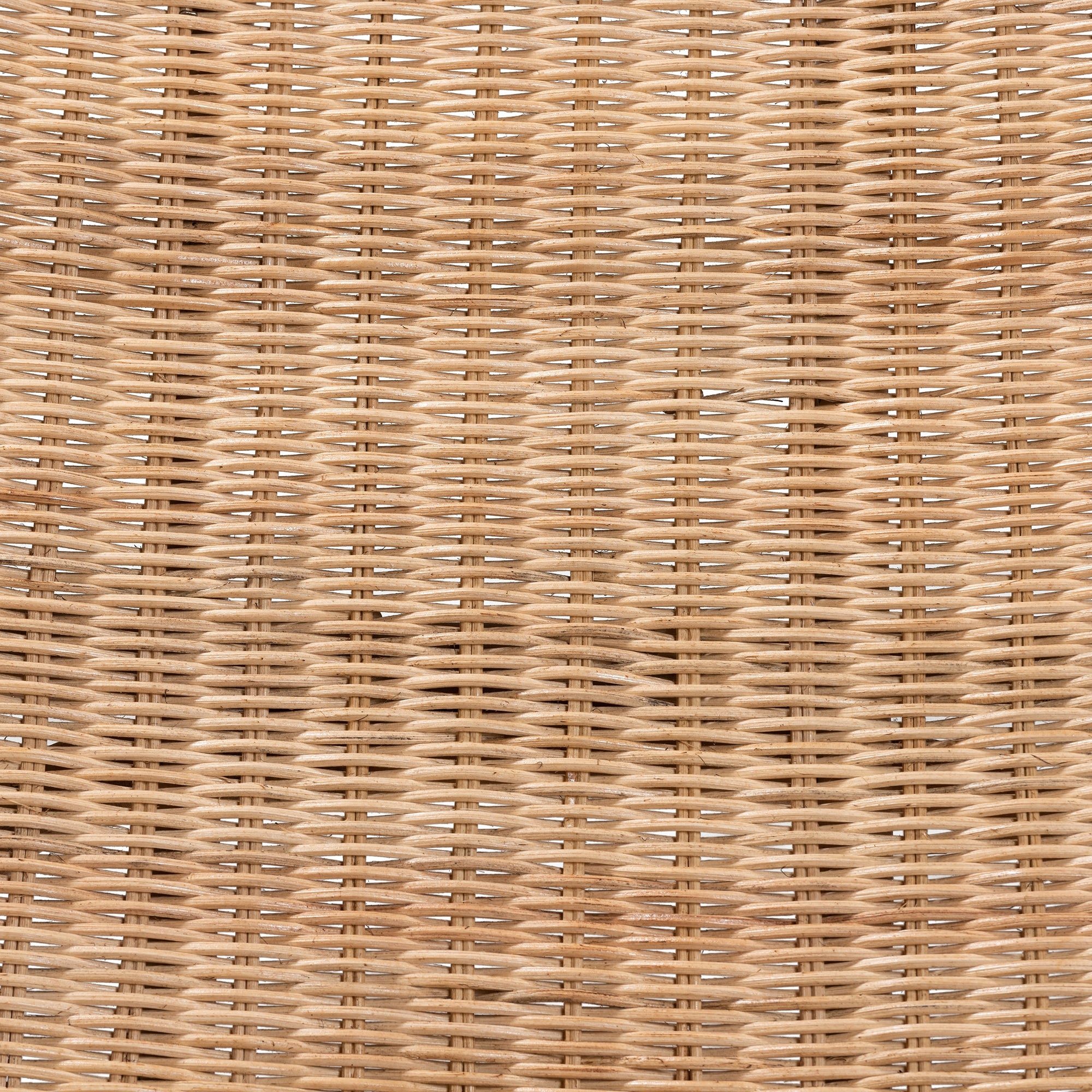 bali & pari Herrara Modern Bohemian Natural Brown Antique Rattan Foldable Lounge Chair