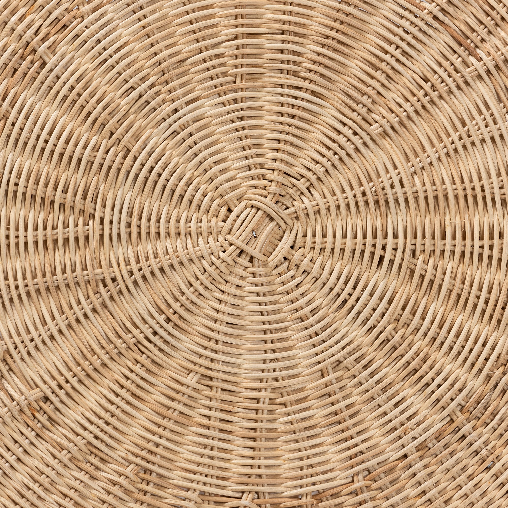 bali & pari Abbey Modern Bohemian Natural Brown Antique Rattan Coffee Table
