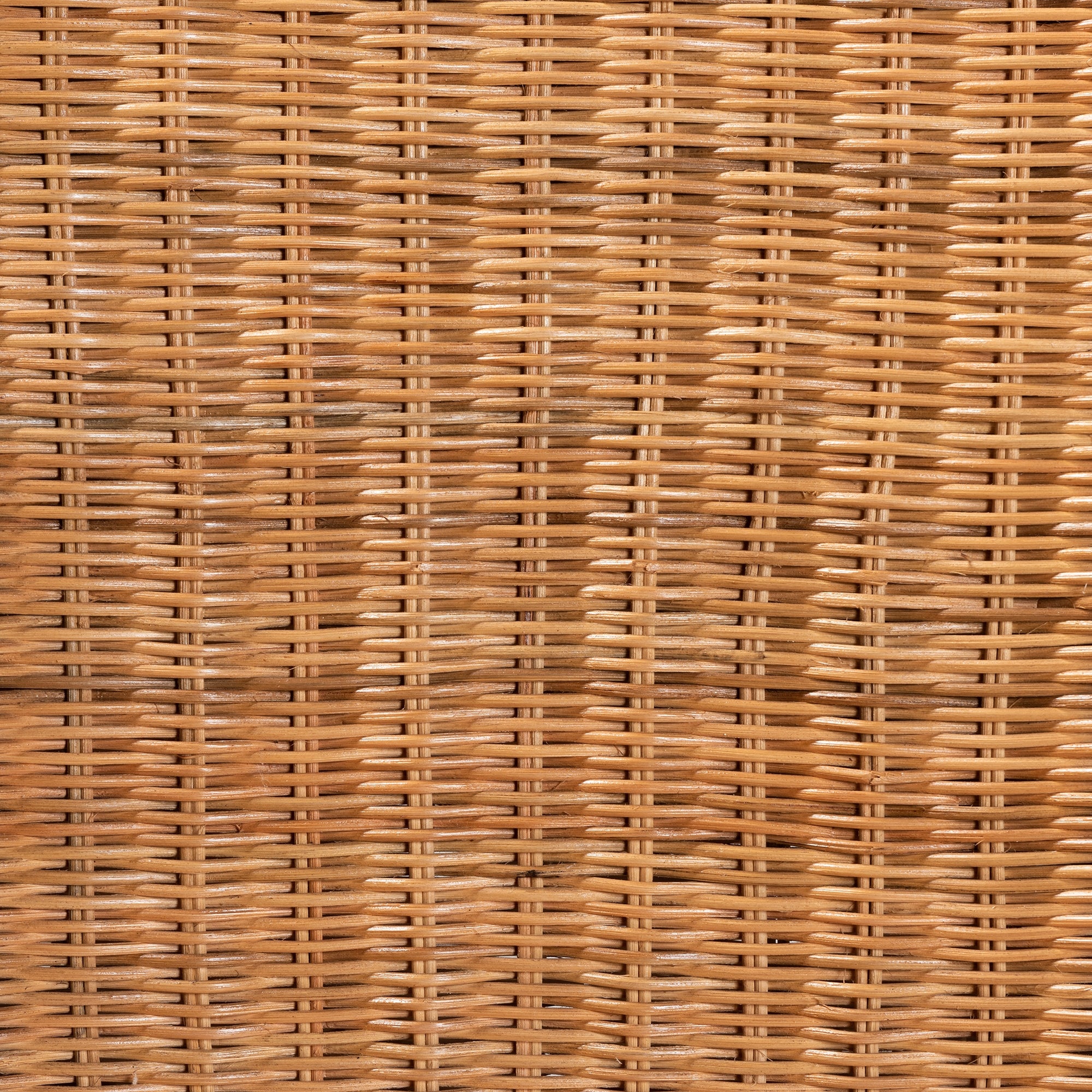 bali & pari Racquel Modern Bohemian Natural Rattan and Mahogany Wood Counter Stool