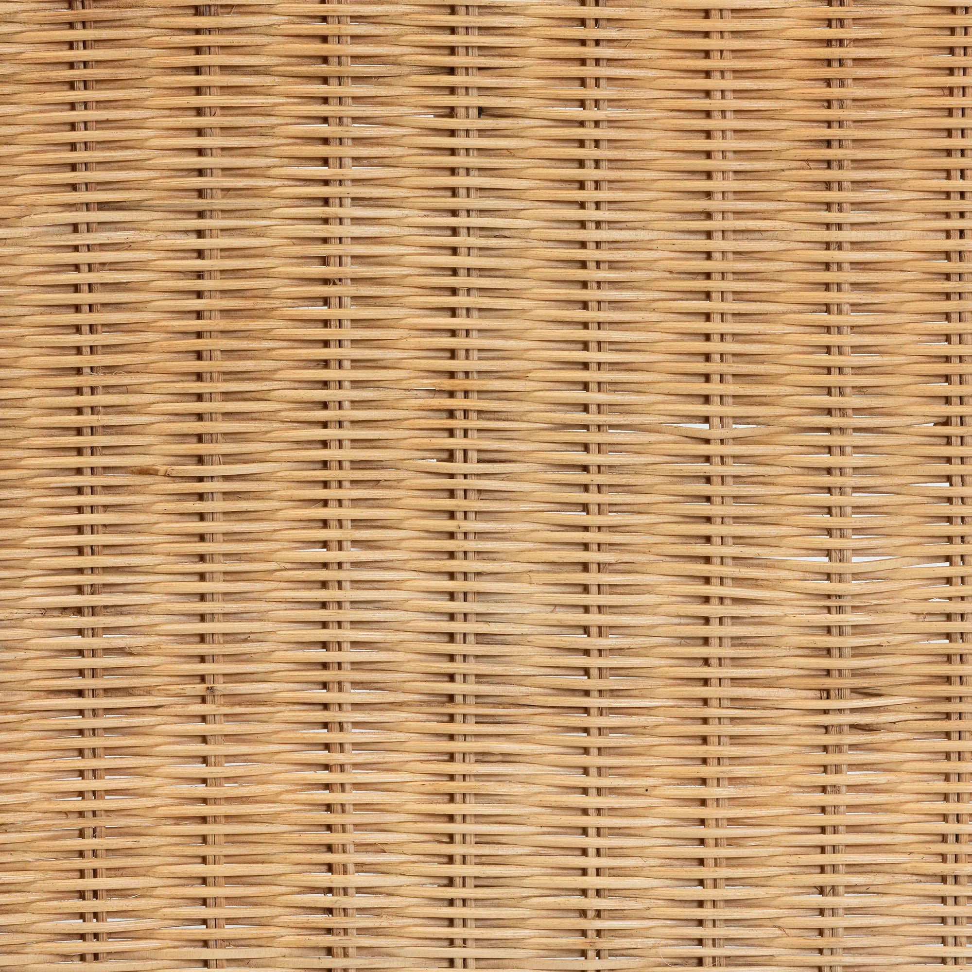 bali & pari Cacaban Modern Bohemian Natural Brown Rattan Accent Bench