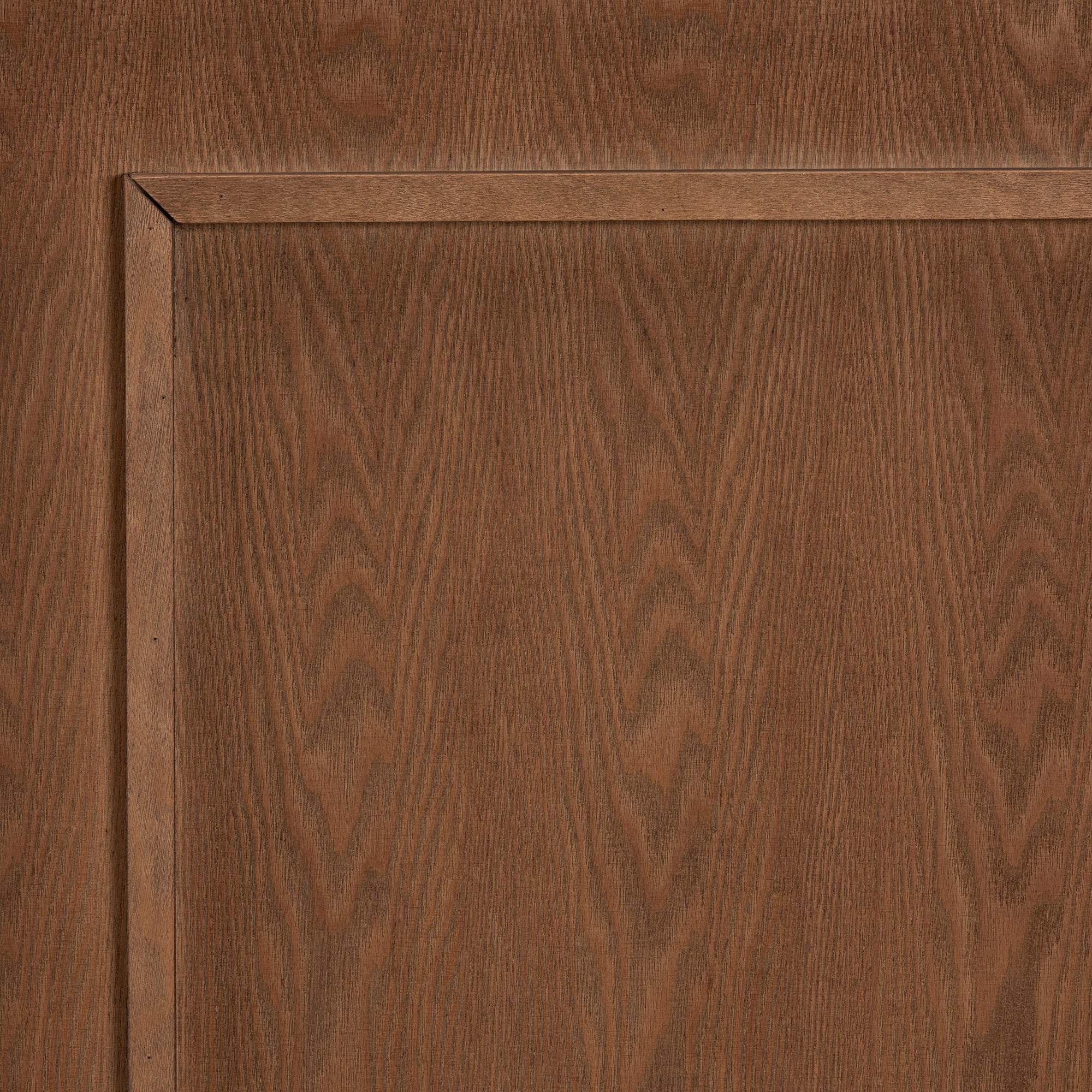 Baxton Studio Giordano Classic and Traditional Ash Walnut Finished Wood Queen Size Headboard
