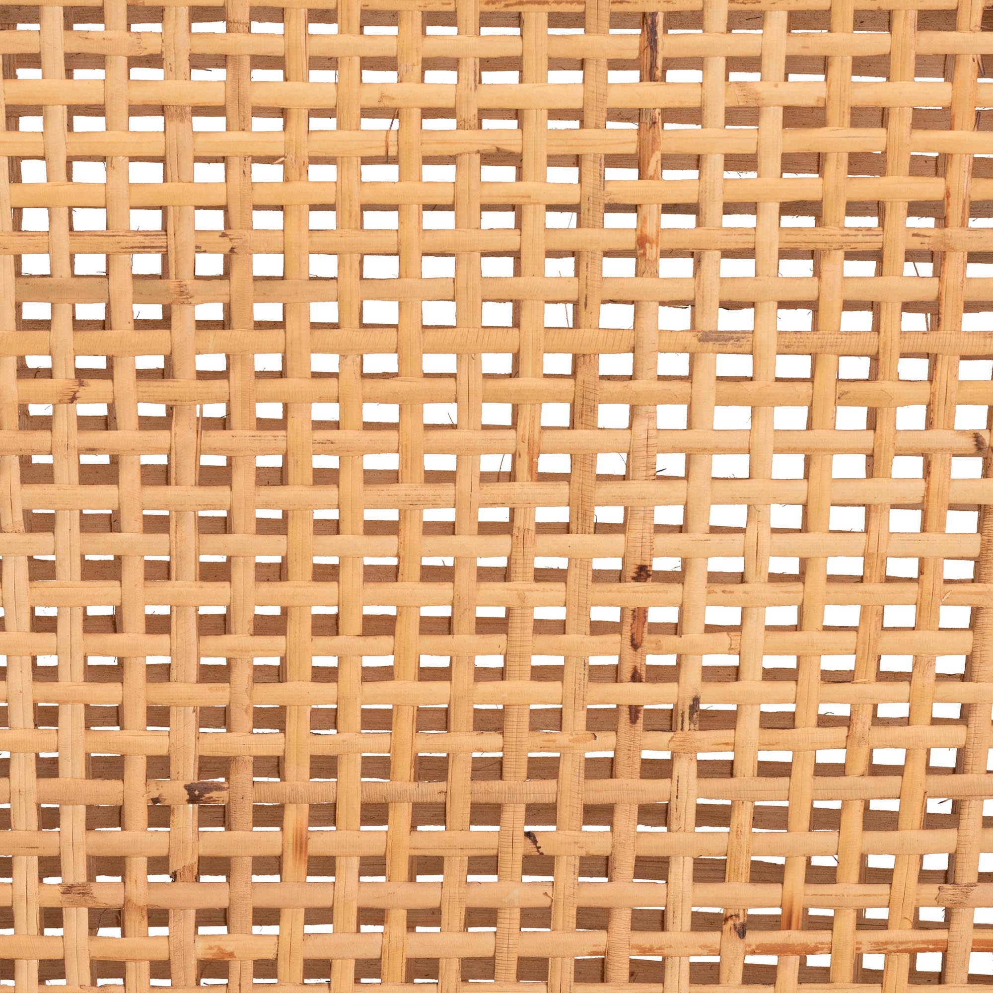 bali & pari Lingga Modern Bohemian Dark Brown Mahogany Wood and Natural Rattan Counter Stool