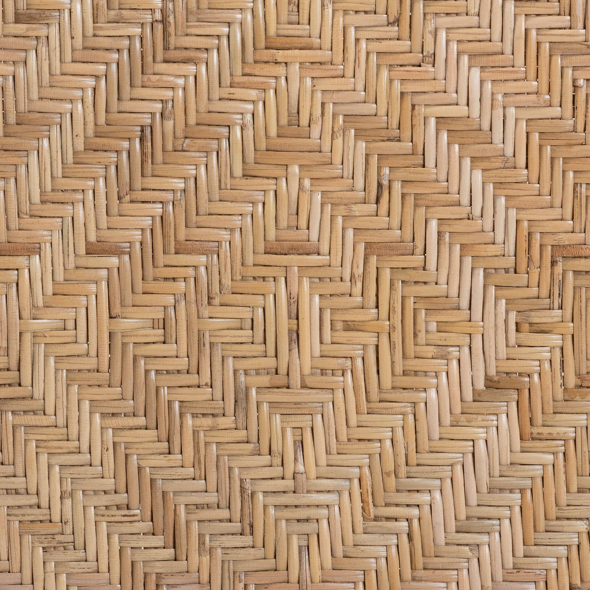 bali & pari Ayana Mid-Century Modern Two-Tone Black and Natural Brown Rattan Dining Chair