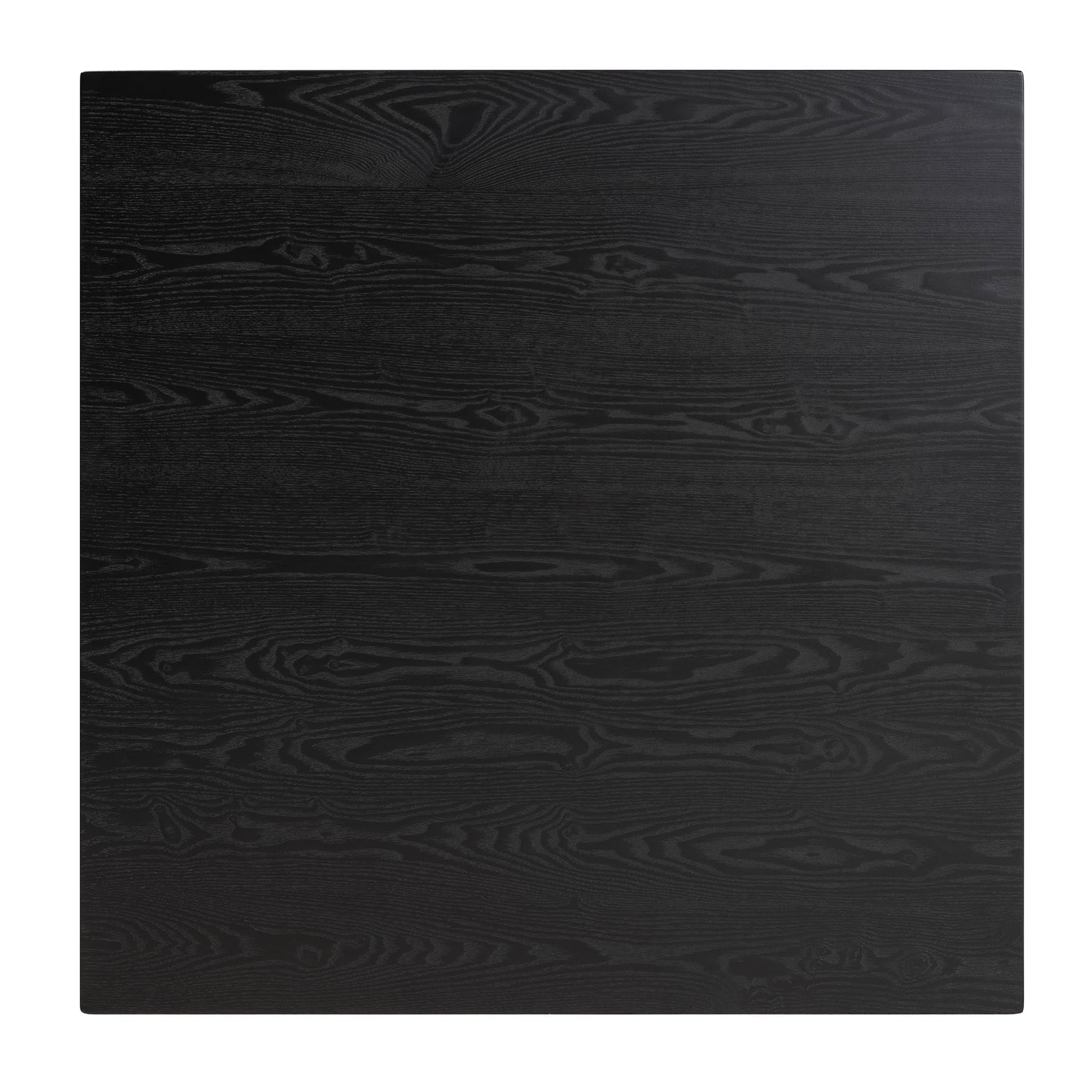 Baxton Studio Leena Mid-Century Modern Black Finished Wood Counter Height Pub Table