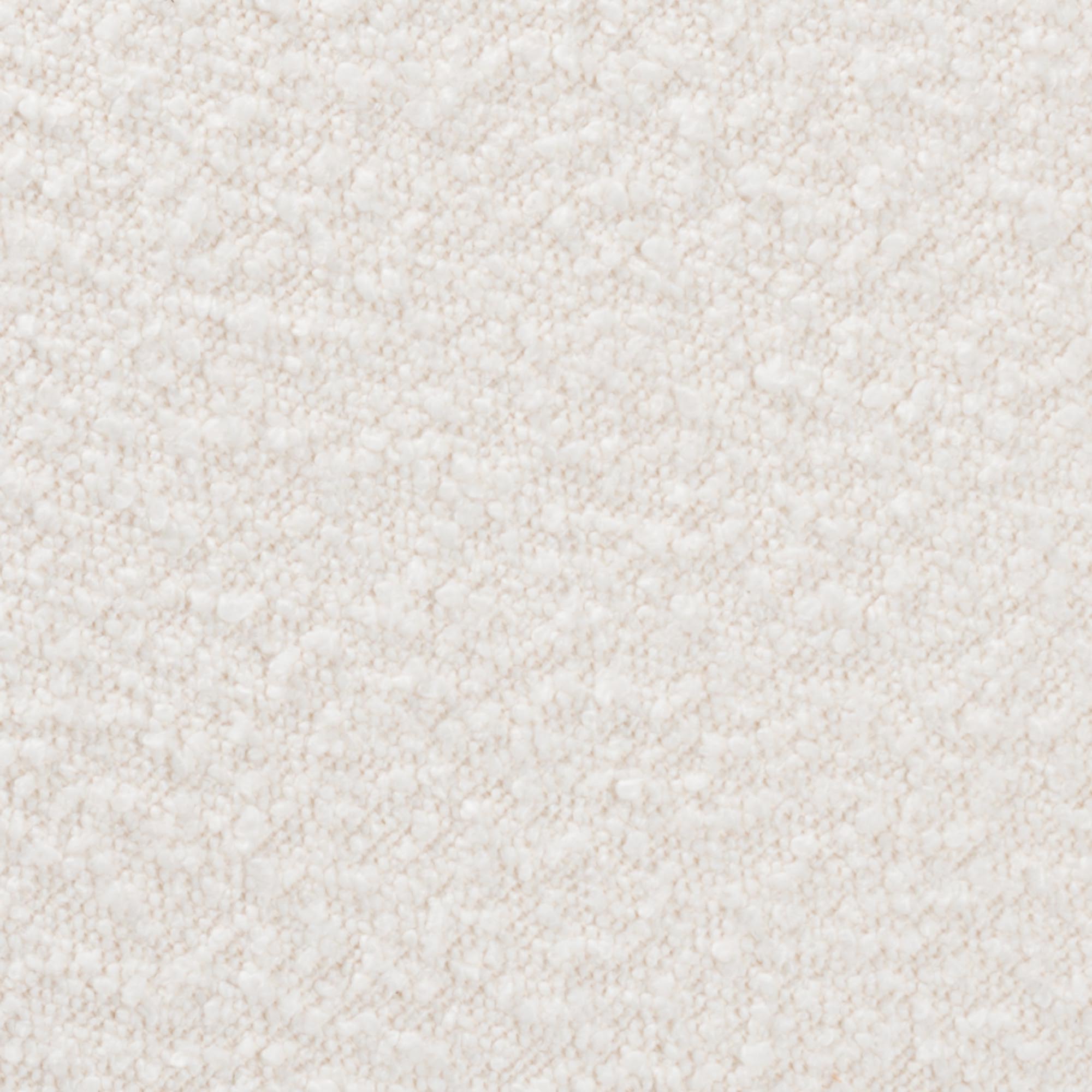 Baxton Studio Fisk Japandi Cream Boucle Fabric and Walnut Brown Finished Wood Ottoman Footstool