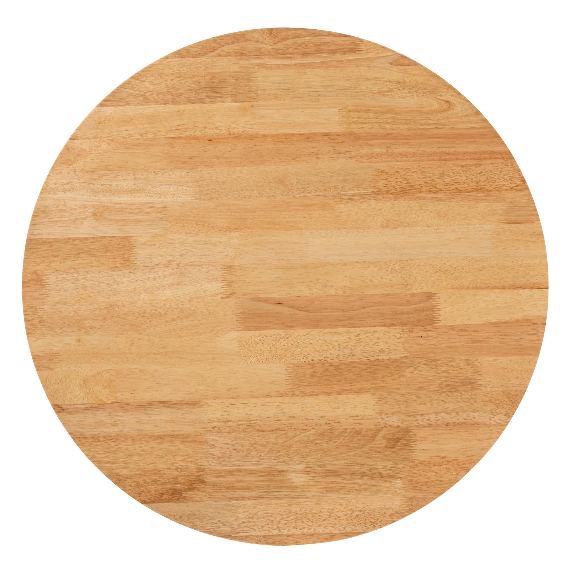 Baxton Studio Kenji Modern Natural Brown Finished Wood 34-Inch-Wide Round Wood Dining Table
