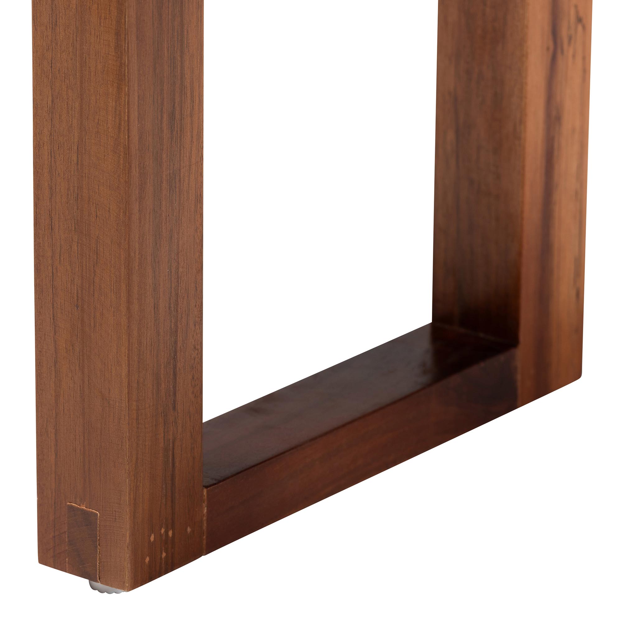 bali & pari Jerilyn Modern Bohemian Two-Tone Navy Blue and Natura Brown Seagrass and Acacia Wood Accent Bench