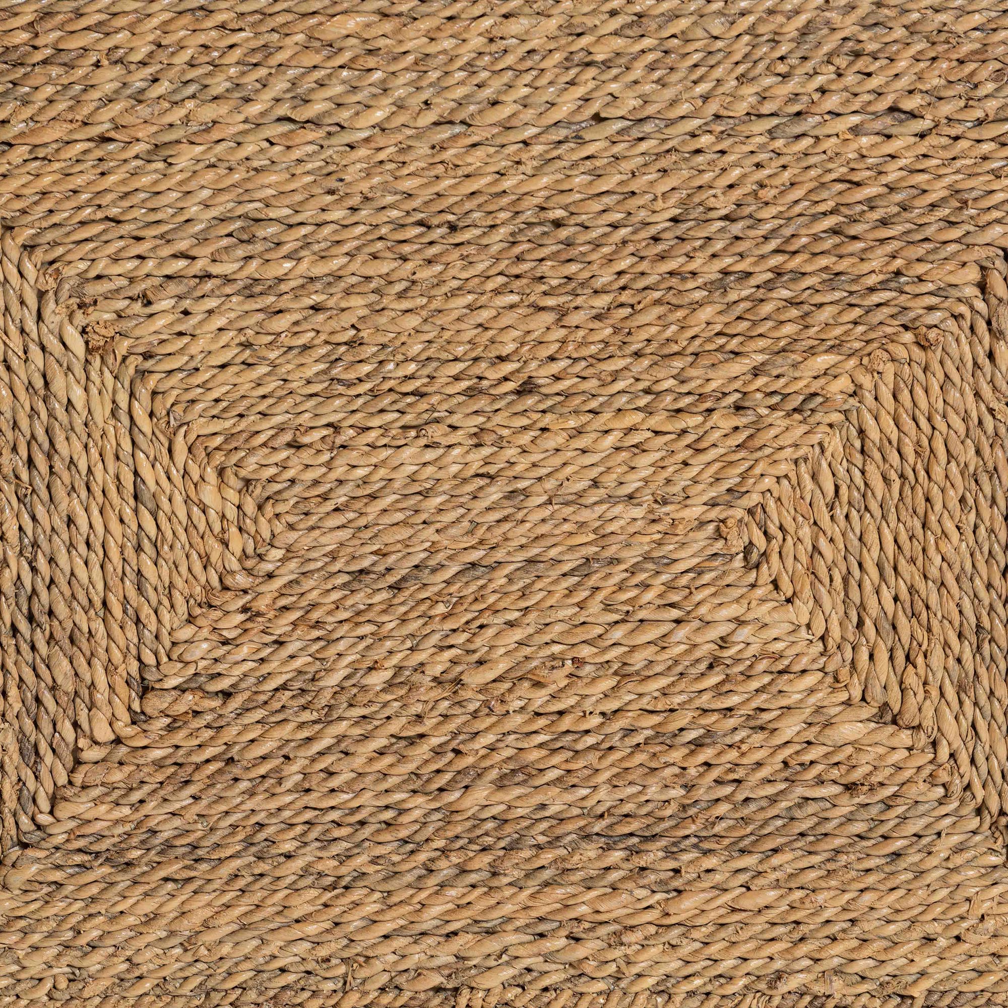 bali & pari Anfield Modern Bohemian Natural Seagrass and Mahogany Wood Dining Chair