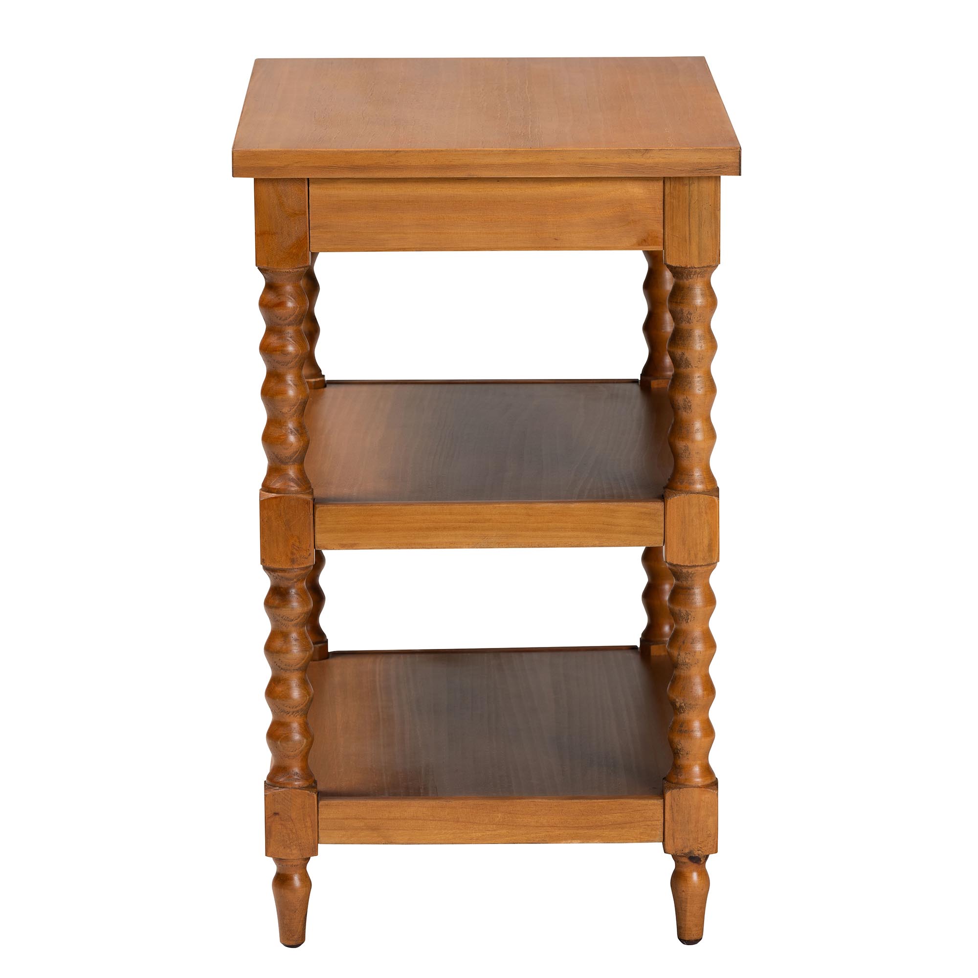 Baxton Studio Imogene Retro-Modern Walnut Brown Finished Wood End Table