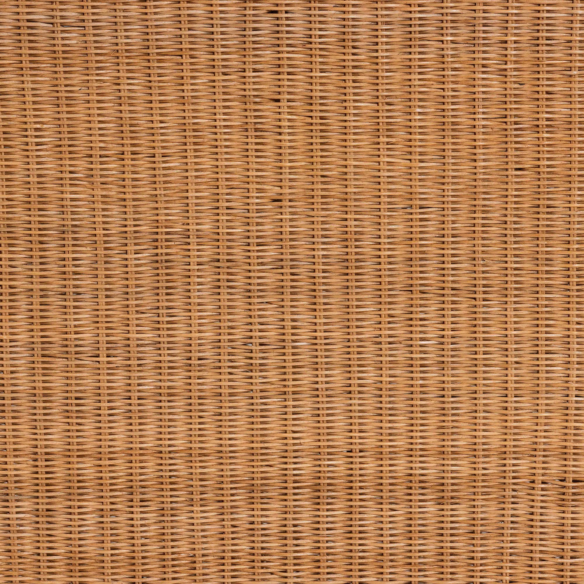 bali & pari Palm Bohemian Honey Scallop Rattan Console Table