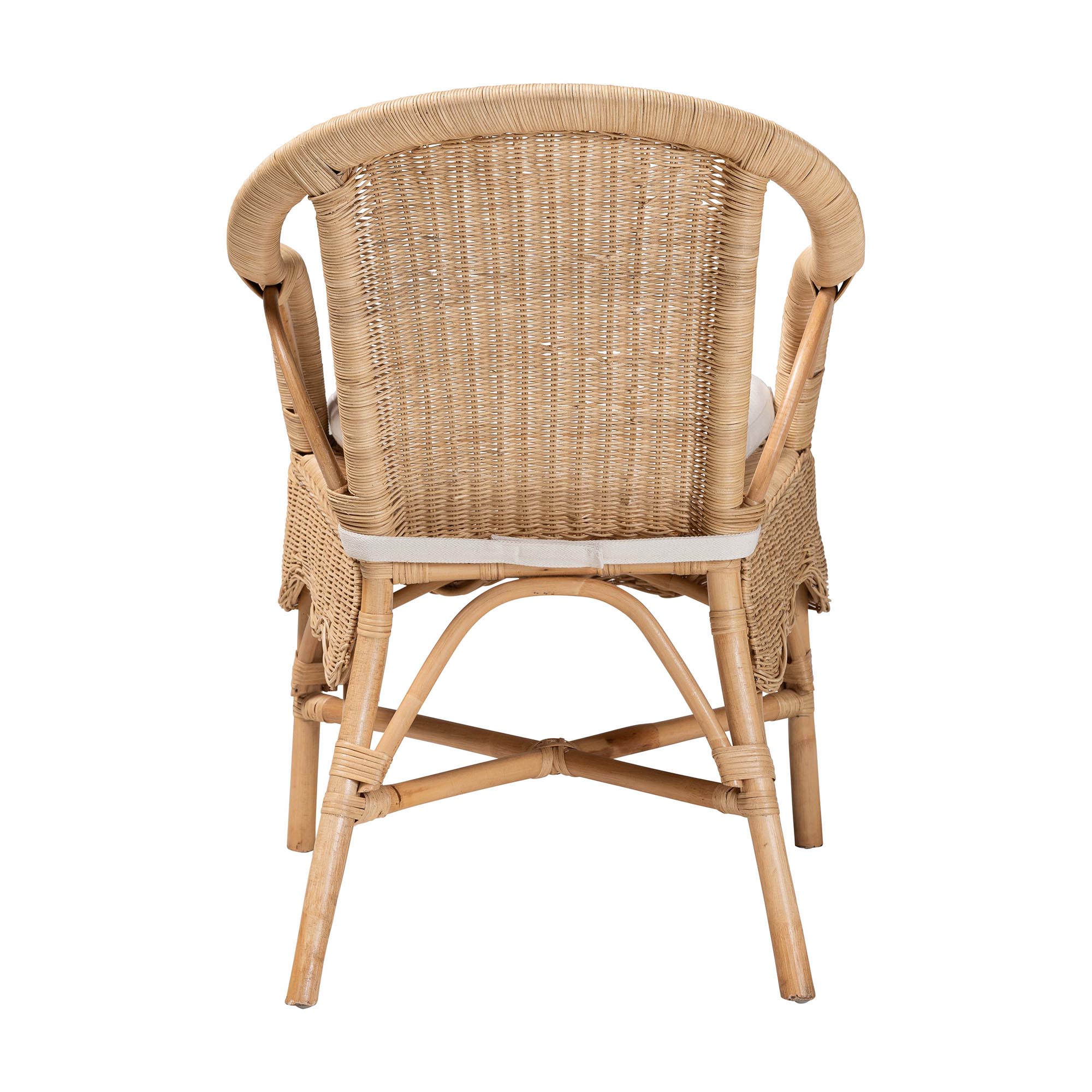 bali & pari Reinu Natural Rattan Dining Chair