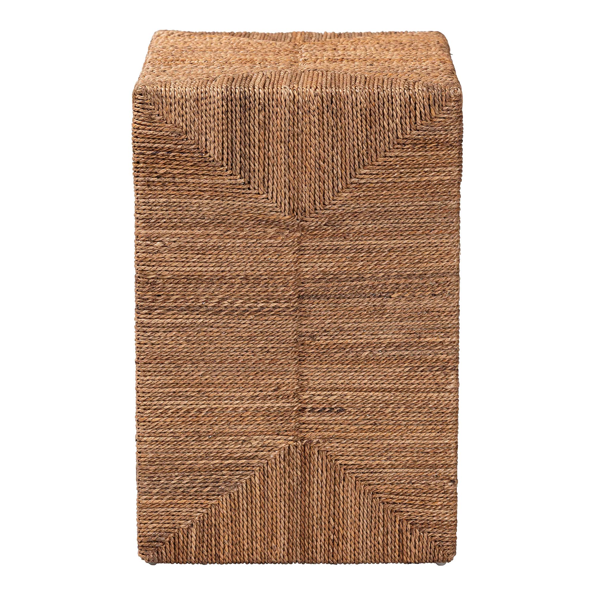 bali & pari Liza Bohemian Natural Seagrass End Table