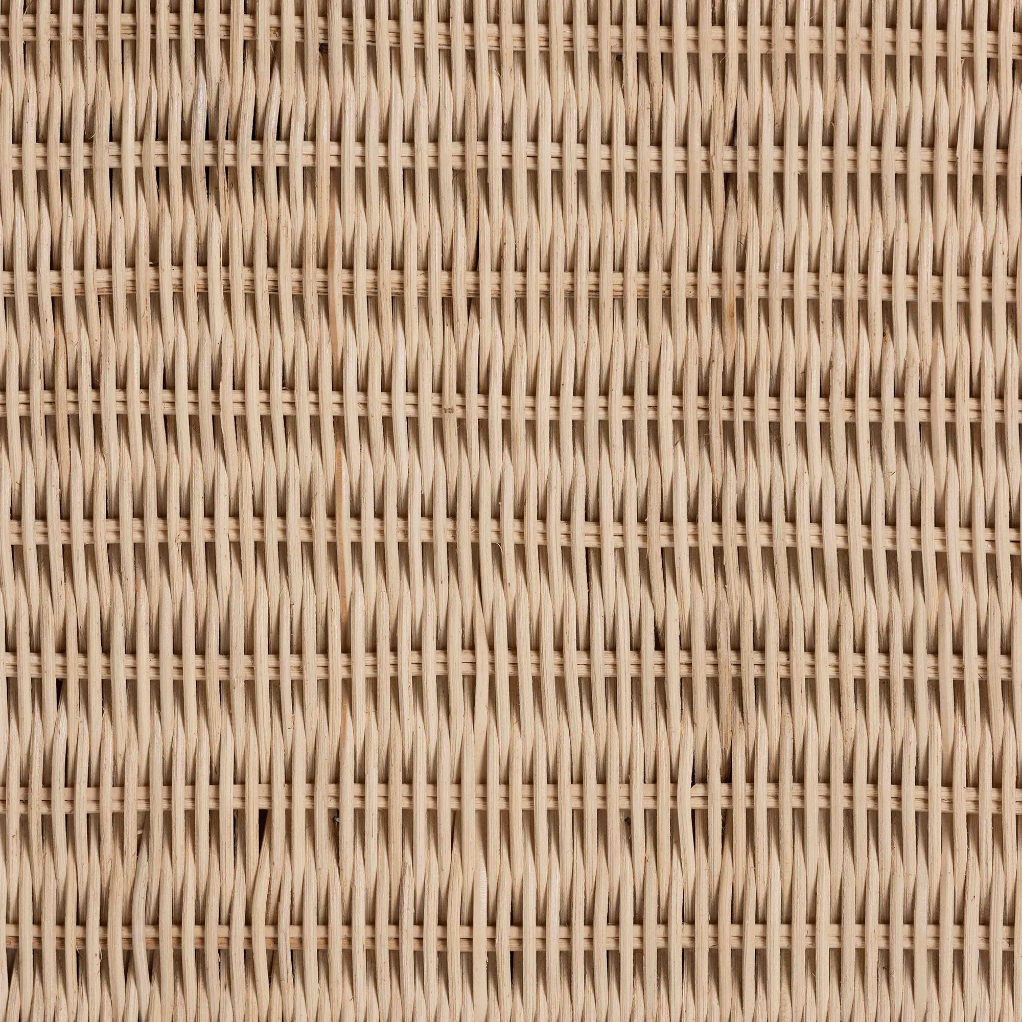 bali & pari Lanica Japandi Sun-Bleached Braided Rattan 6-Drawer Dresser