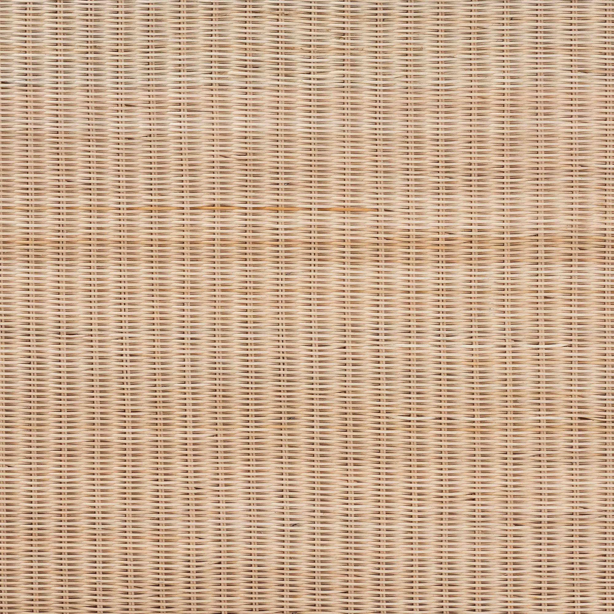 bali & pari Lanica Japandi Sun Bleached Rattan King Size Standalone Headboard