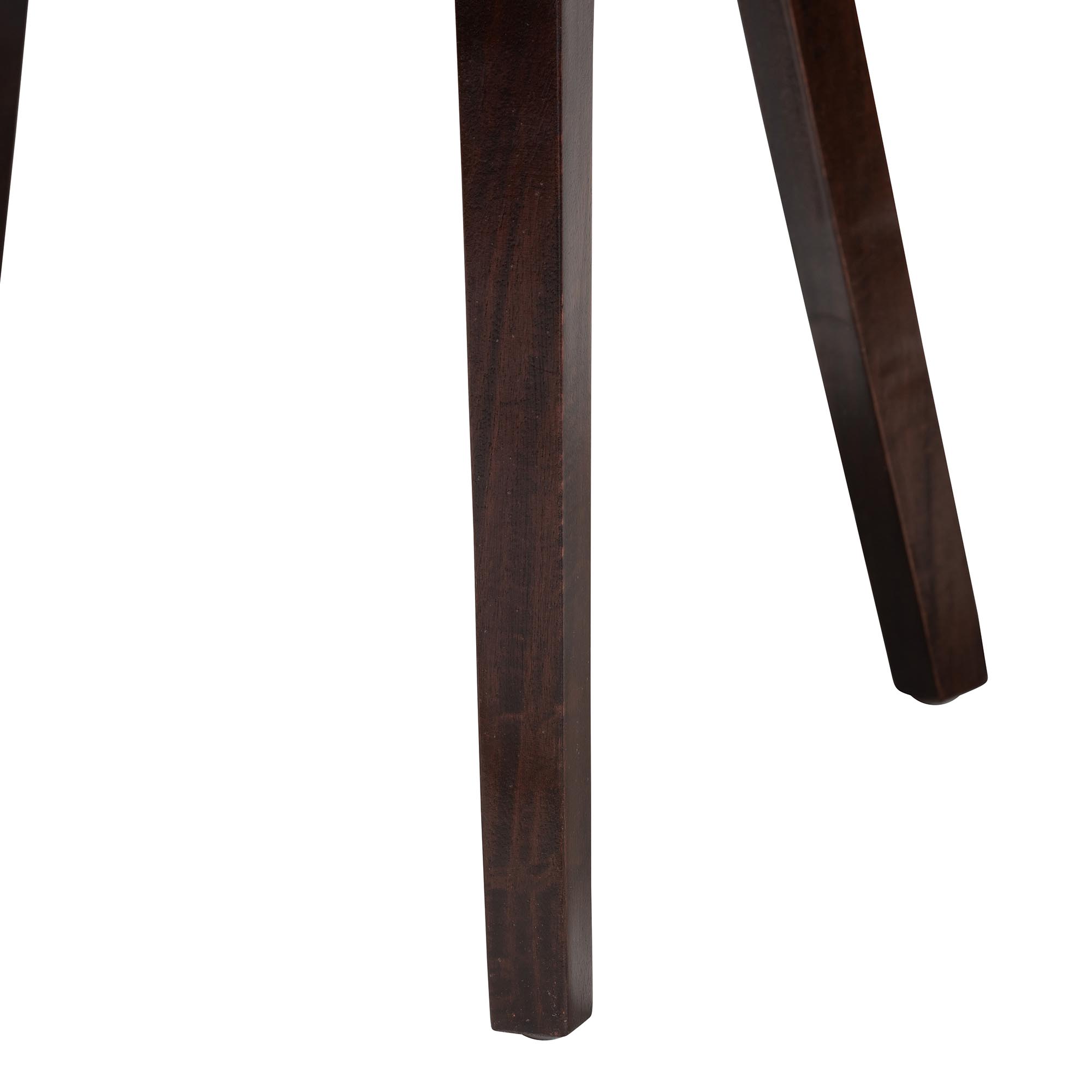 bali & pari Abbas Bohemian Seagrass and Dark Brown Wood Dining Chair