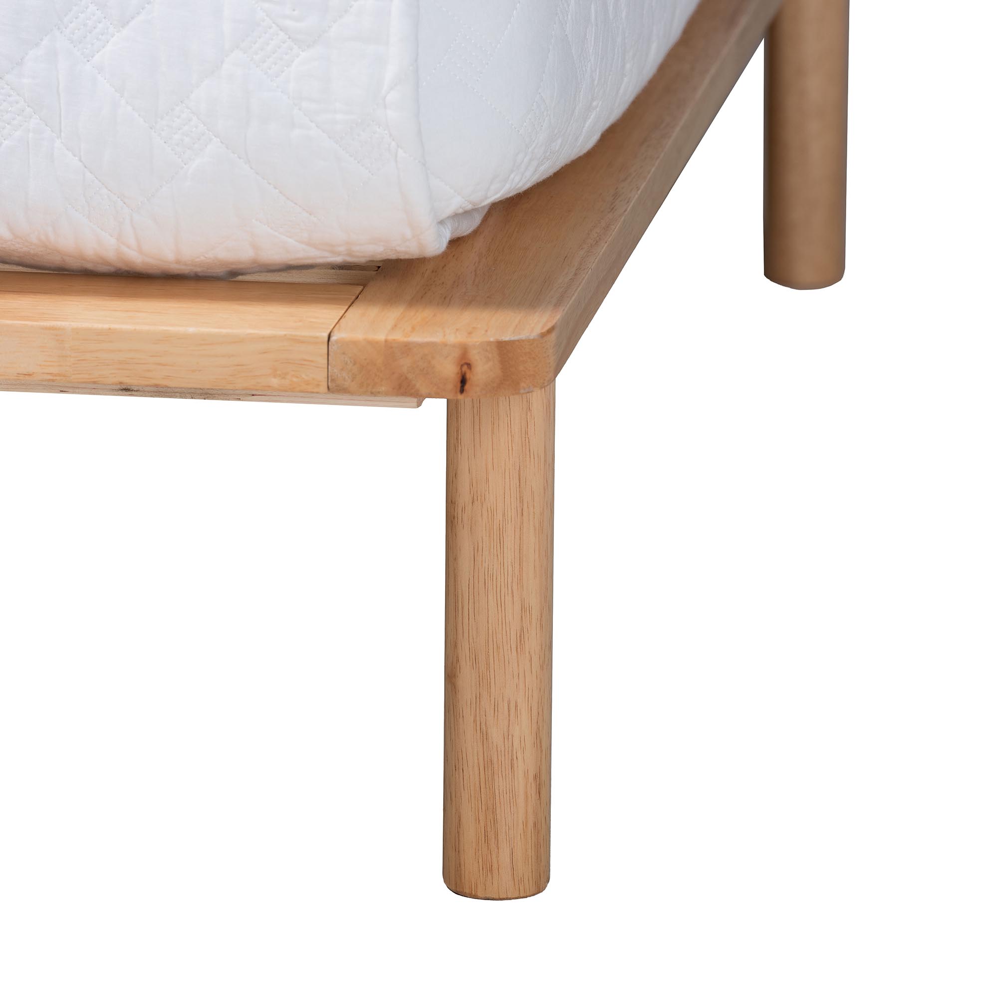 Baxton Studio Calhoun Japandi Queen Size Bed Frame