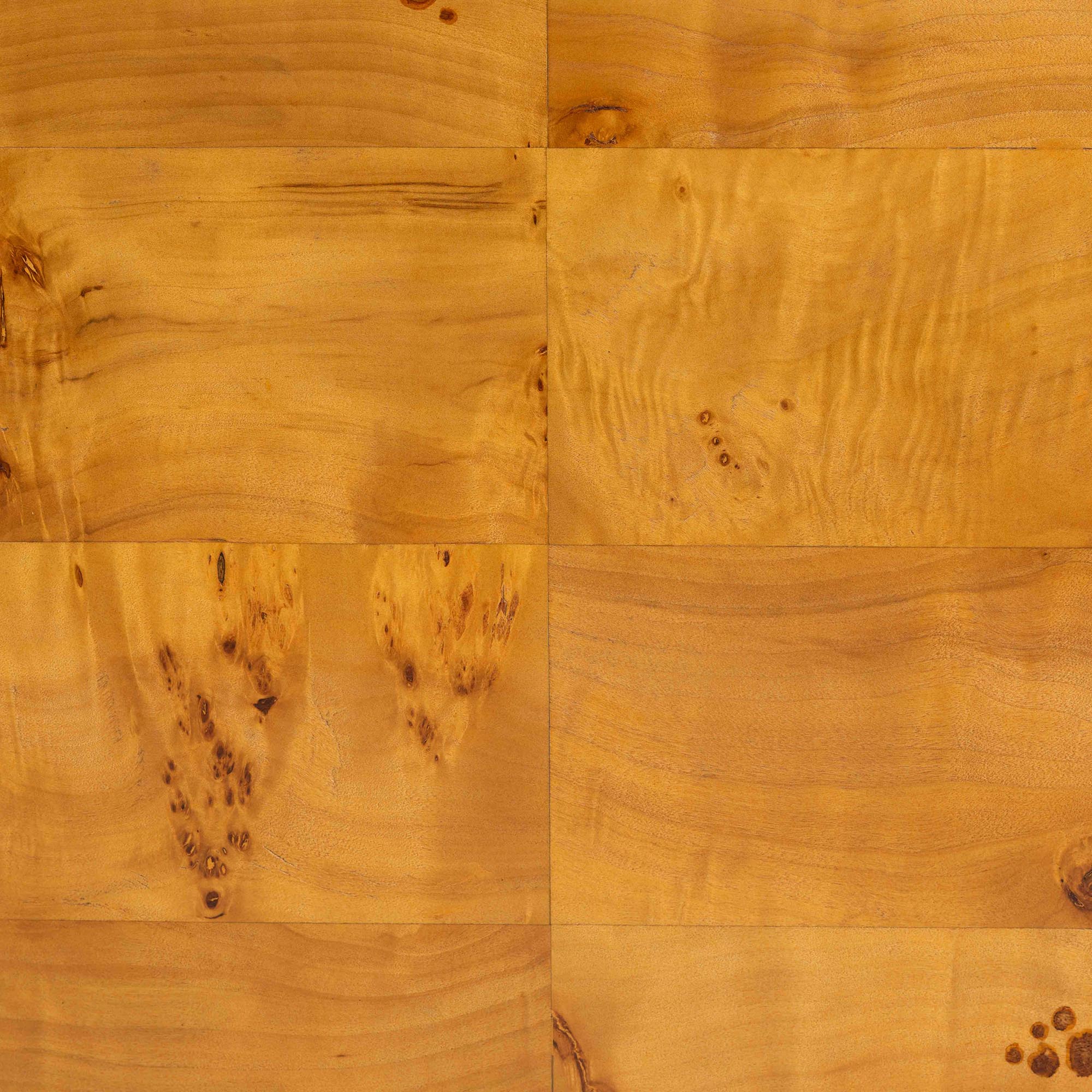 bali & pari Huxley Modern and Contemporary Natural Real Burl Wood Coffee Table