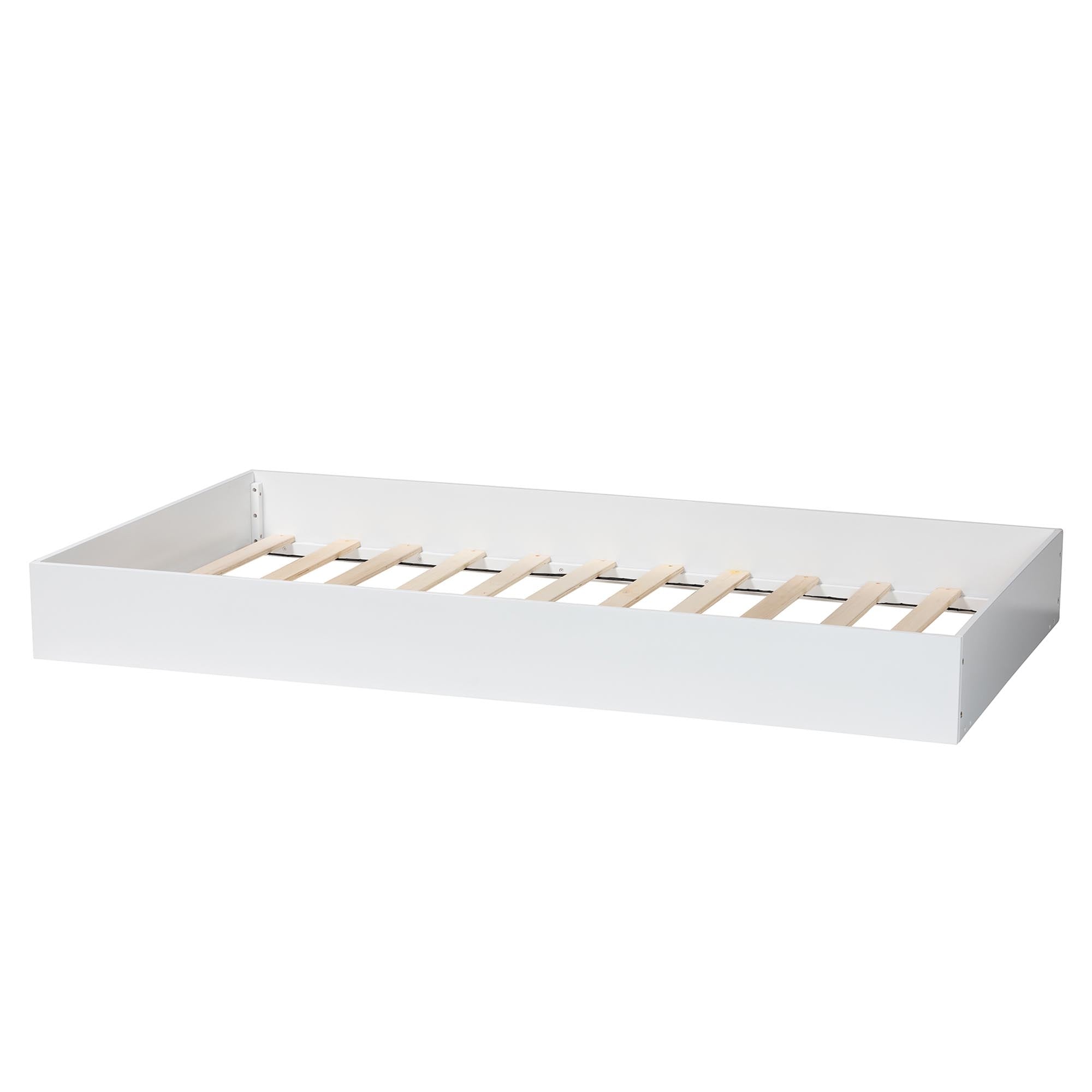 Baxton Studio Roni Modern White Wood Twin Trundle