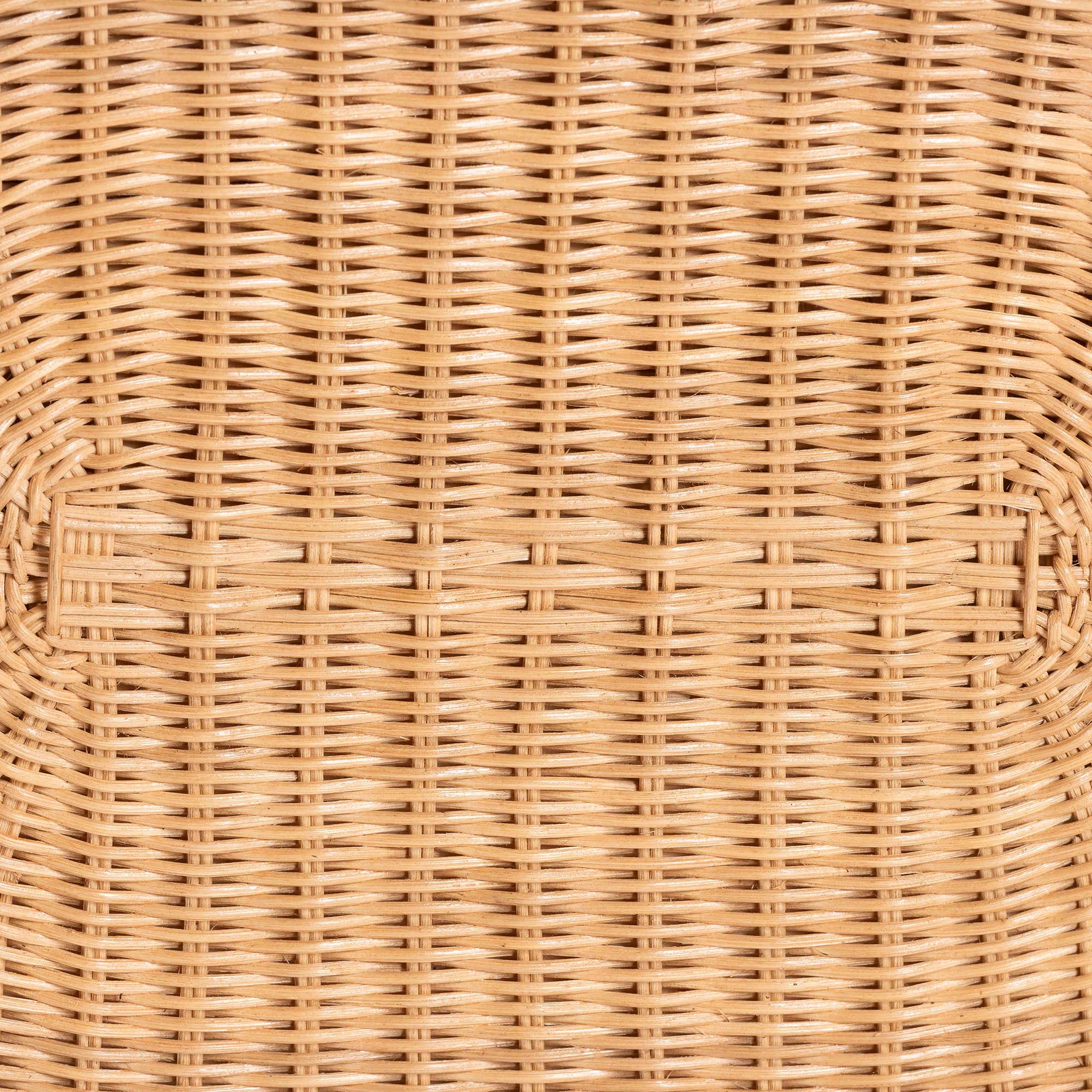 bali & pari Elissa Bohemian Light Honey Rattan Elephant End Table