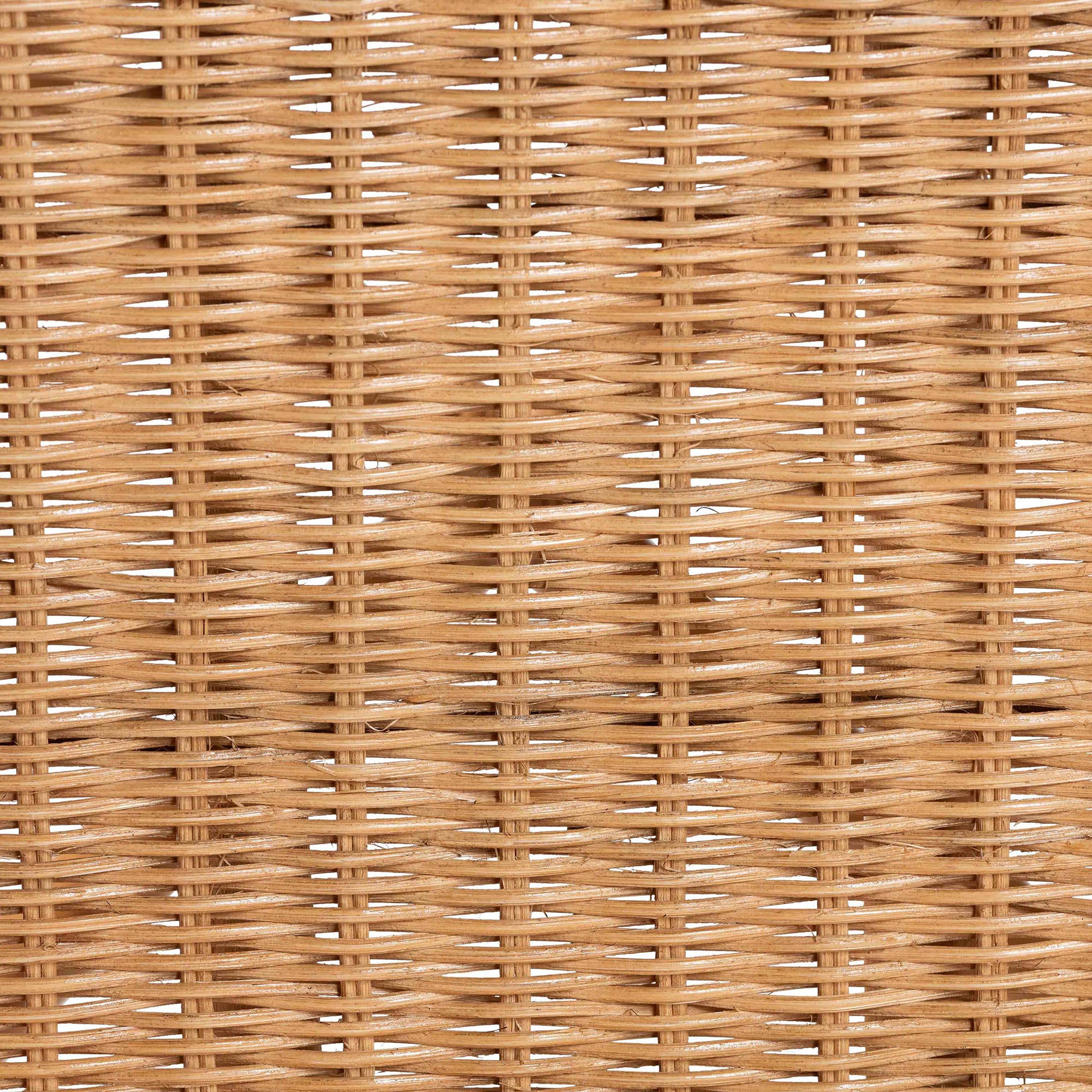 bali & pari Oxford Round Back Rattan Dining Chair Set of 2 - Handwoven Cane Accent Chairs with Open Lattice Design, Natural Wicker Seating for Coastal or Boho Dining Rooms
