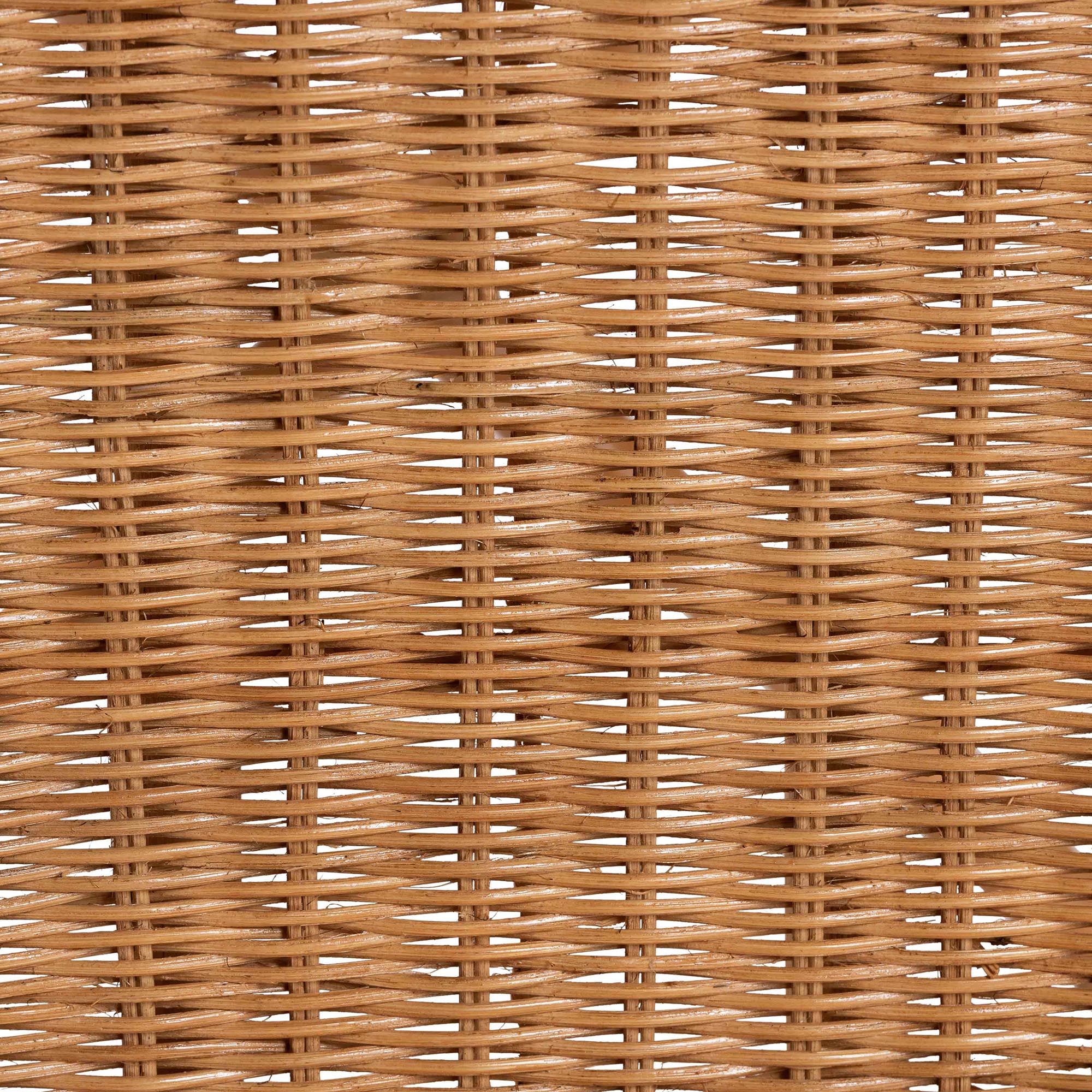 bali & pari Oxford Round Back Rattan Counter Stool - Handwoven Cane Counter Height Chair with Open Lattice Design, Natural Wicker Coastal Kitchen Island Seating