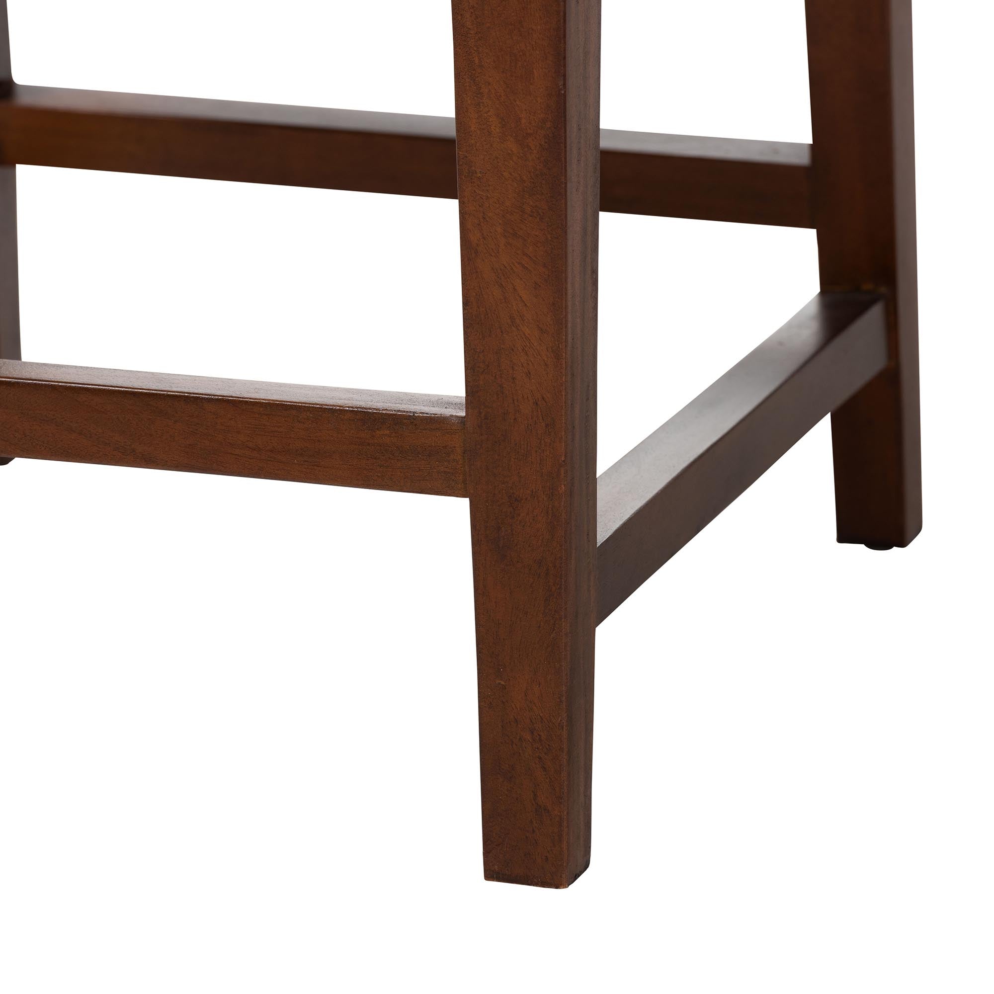 bali & pari Alise Handwoven Seagrass Dining Chair with Mahogany Wood Frame - Woven Back and Seat Chair for Dining Room or Kitchen, Earthy Brown